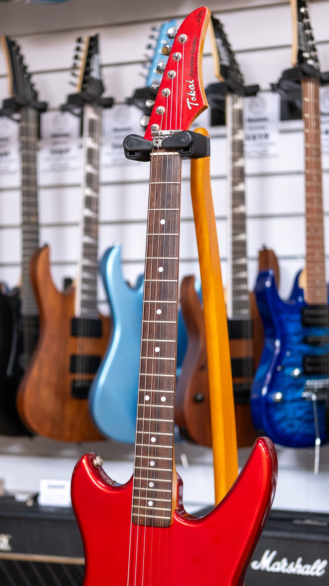 Tokai TZ-55 Electric Guitar (Candy Apple Red) (Pre-Owned, 1983 MIJ)