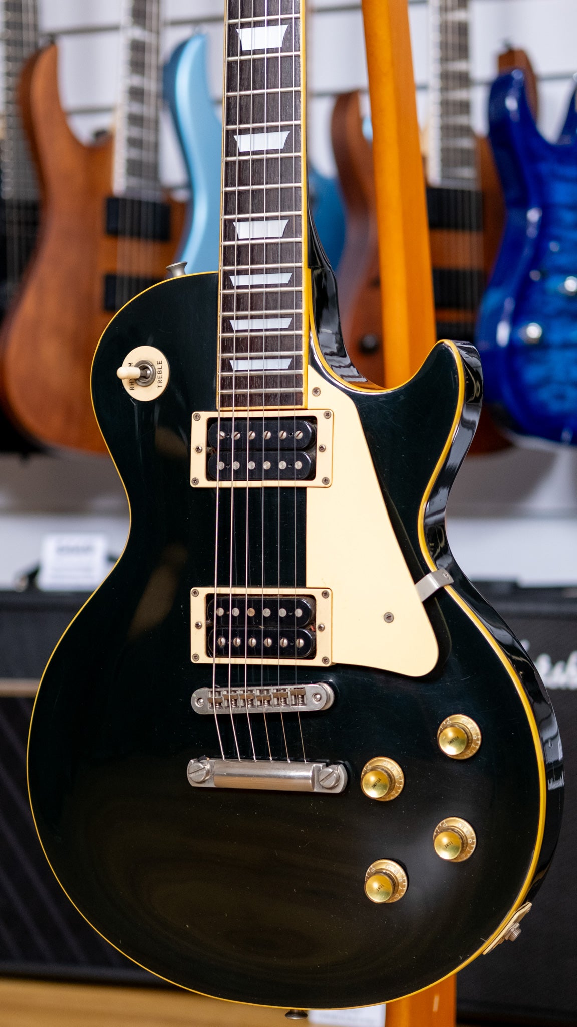 Greco EG-700B Standard Les Paul Electric Guitar (Black) (Pre-Owned, 1978 MIJ)
