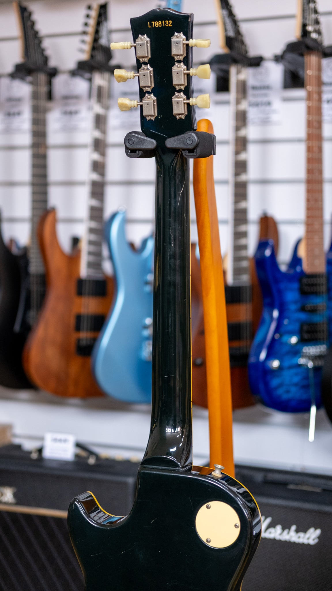 Greco EG-700B Standard Les Paul Electric Guitar (Black) (Pre-Owned, 1978 MIJ)