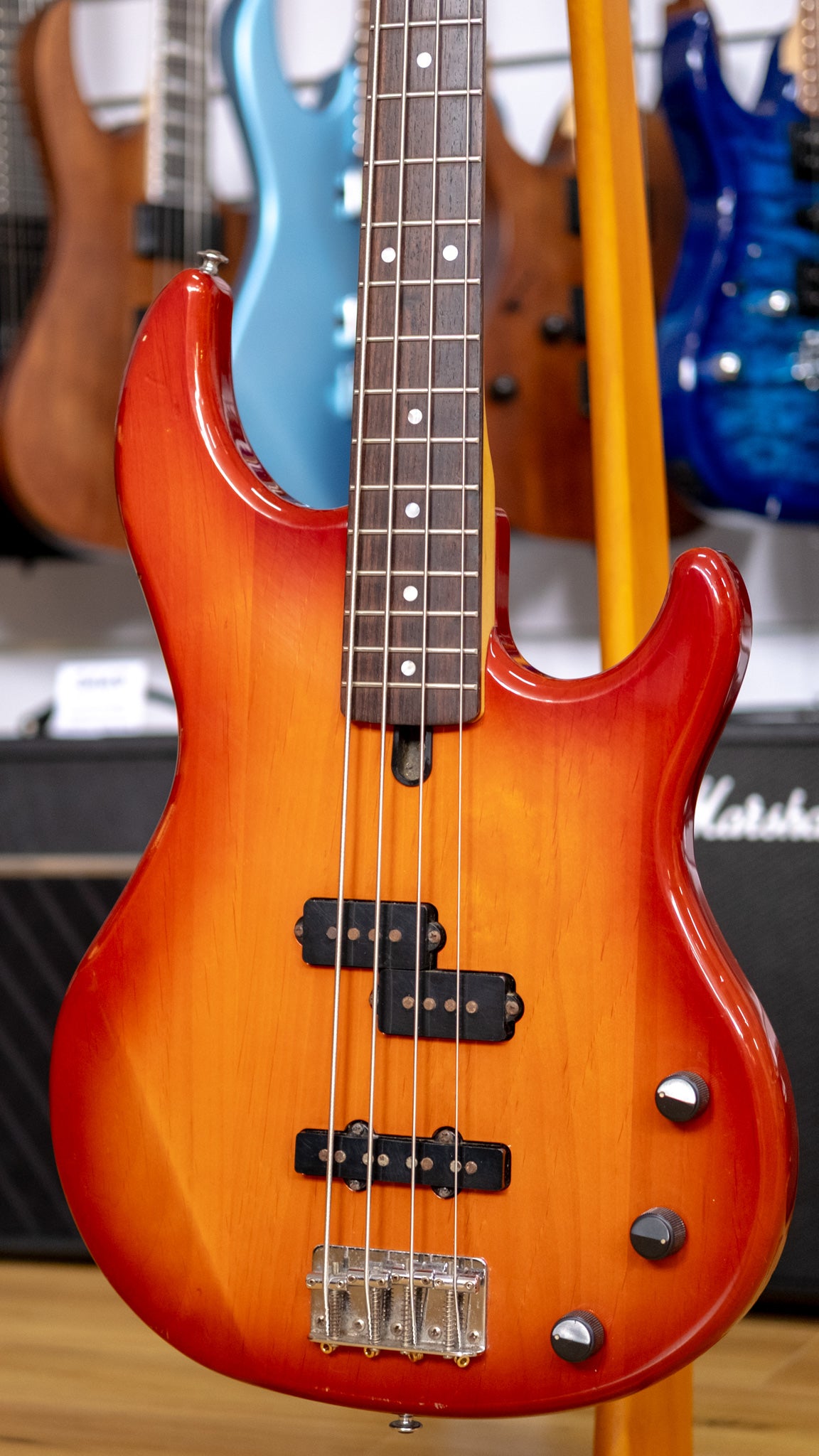 Yamaha Advanced Form RBS-50 Bass Guitar (Cherry Sunburst) (Pre-Owned, 1989)