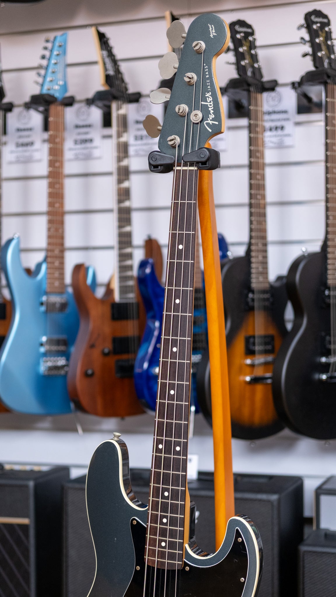 Fender Aerodyne Jazz Bass (Dolphin Grey) (Pre-Owned, 2010 MIJ)