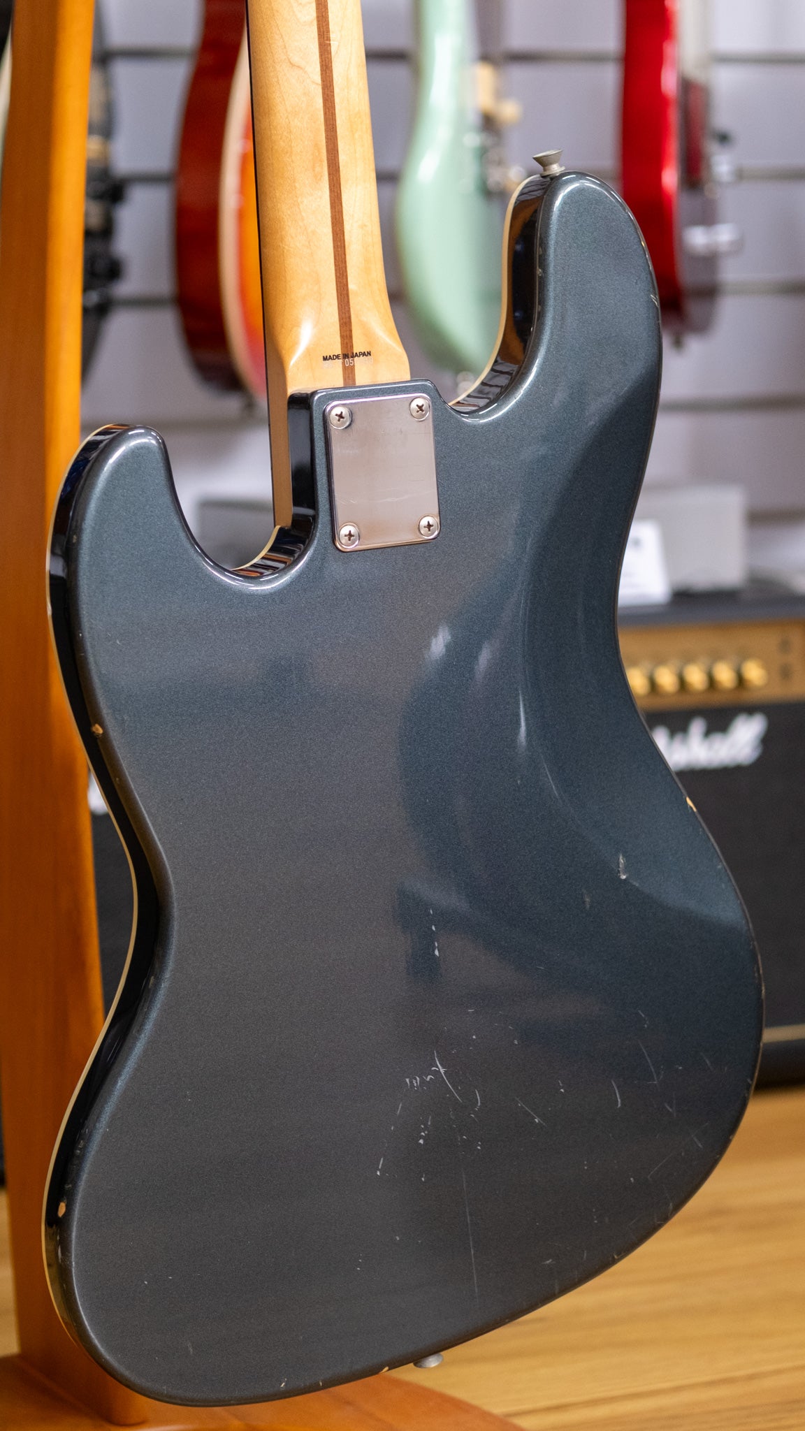 Fender Aerodyne Jazz Bass (Dolphin Grey) (Pre-Owned, 2010 MIJ)