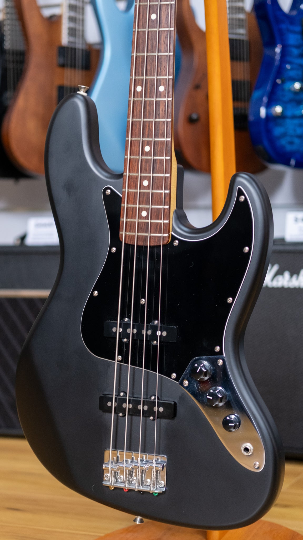 FGN (Fujigen) Neo Classic Jazz Bass (Satin Black) (Pre-Owned, 2019 MIJ)
