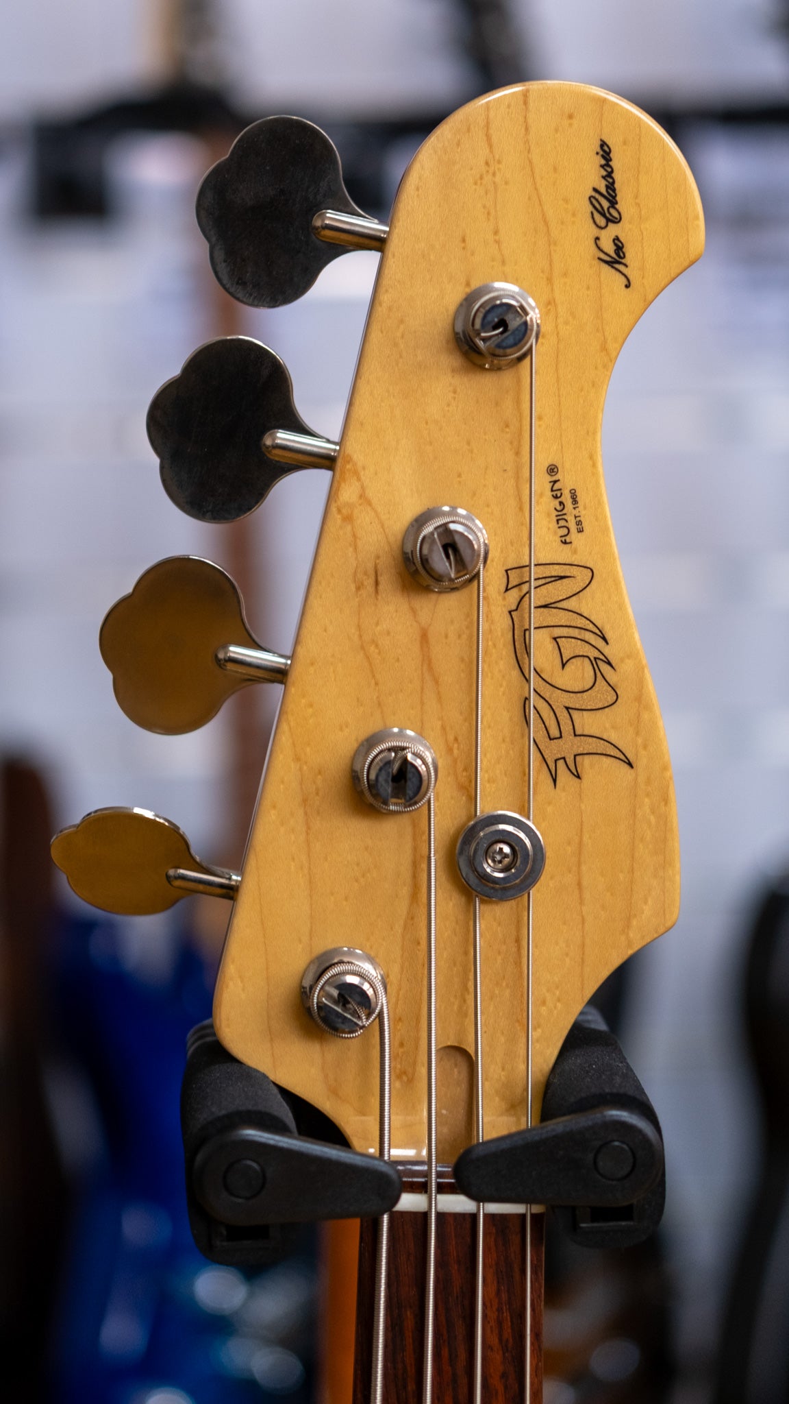 FGN (Fujigen) Neo Classic Jazz Bass (Satin Black) (Pre-Owned, 2019 MIJ)