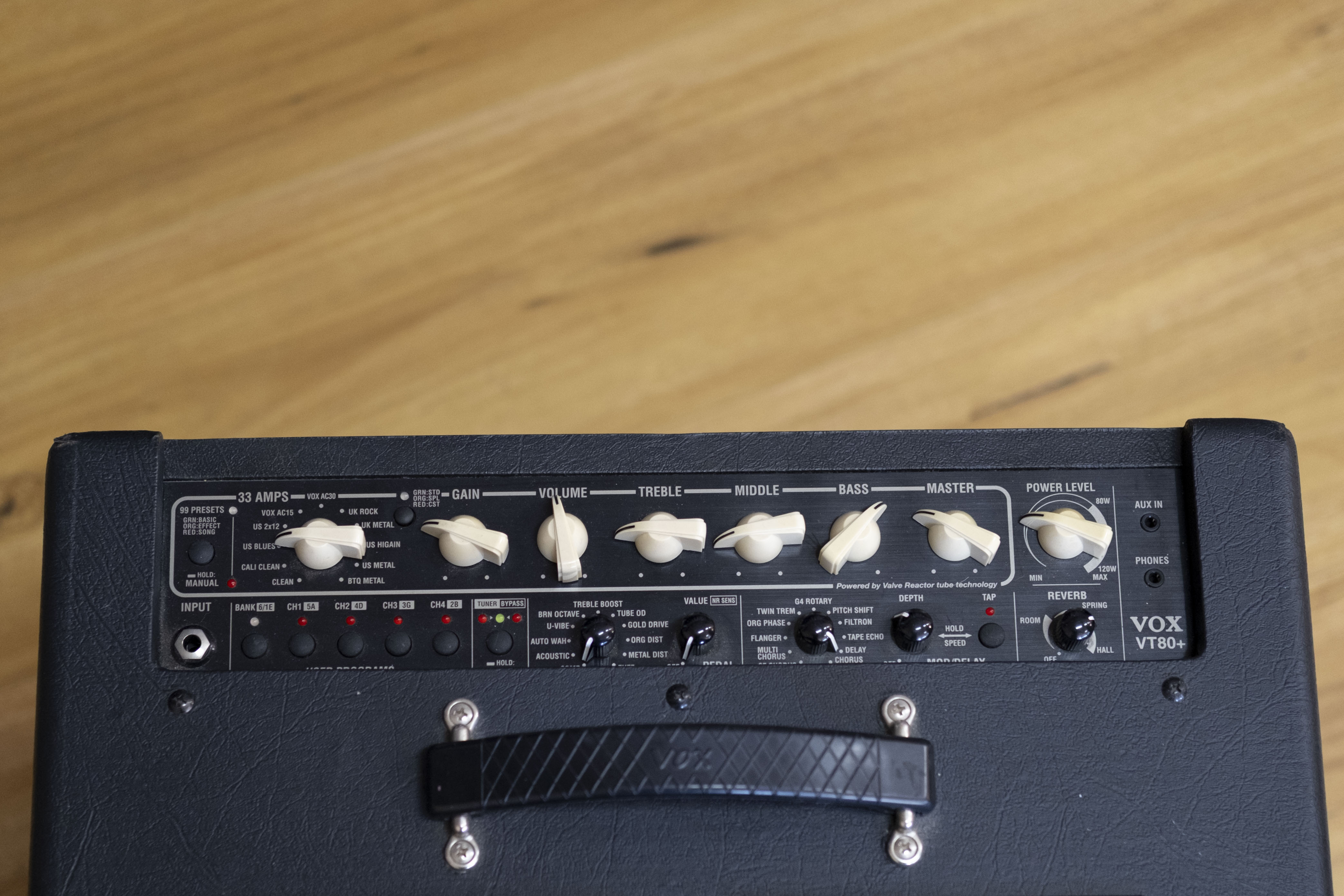 Vox Valvetronix VT80+ 80-Watt Electric Guitar Combo (Pre-Owned)