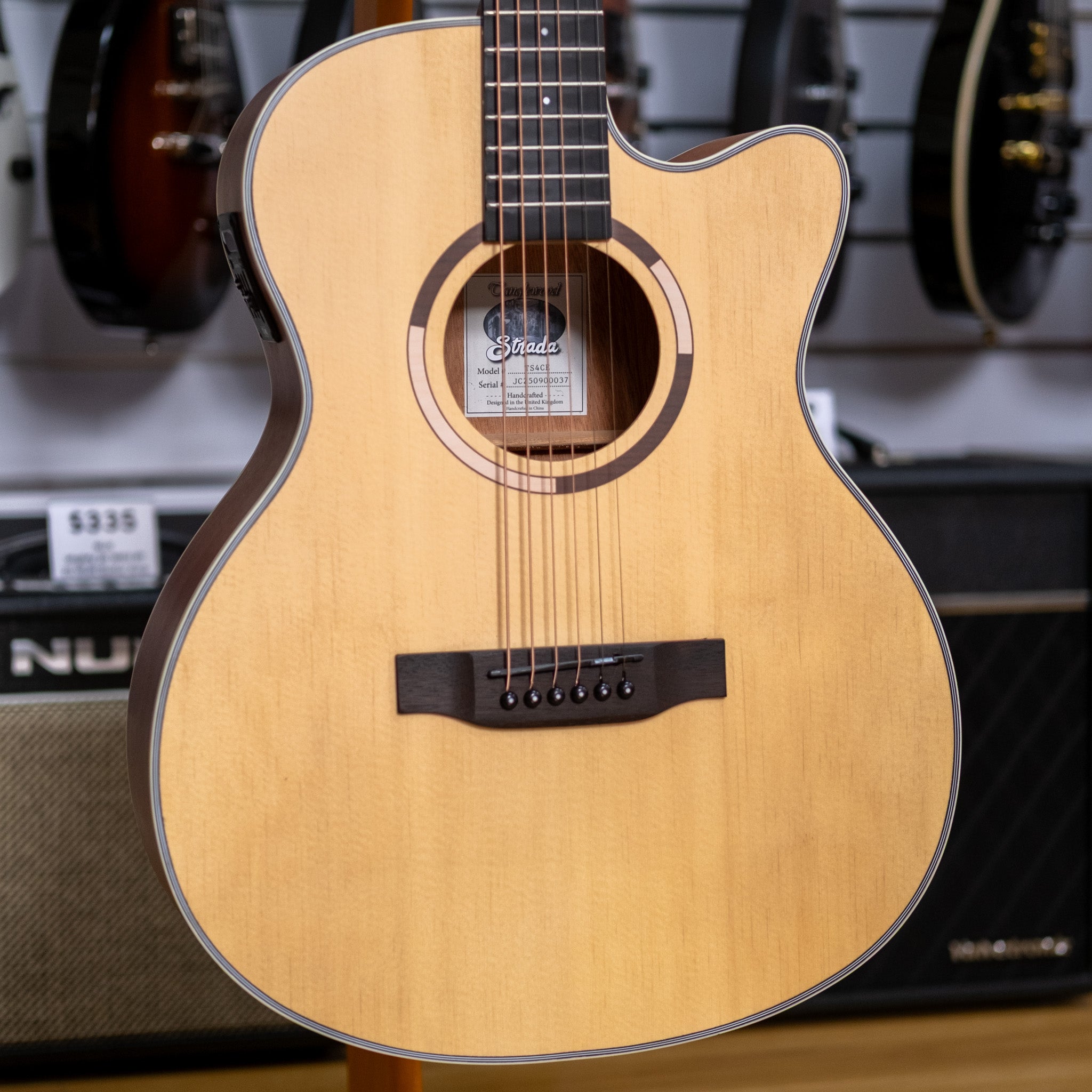 Tanglewood Strada Superfolk Acoustic Electric Guitar (Spruce/Mahogany)