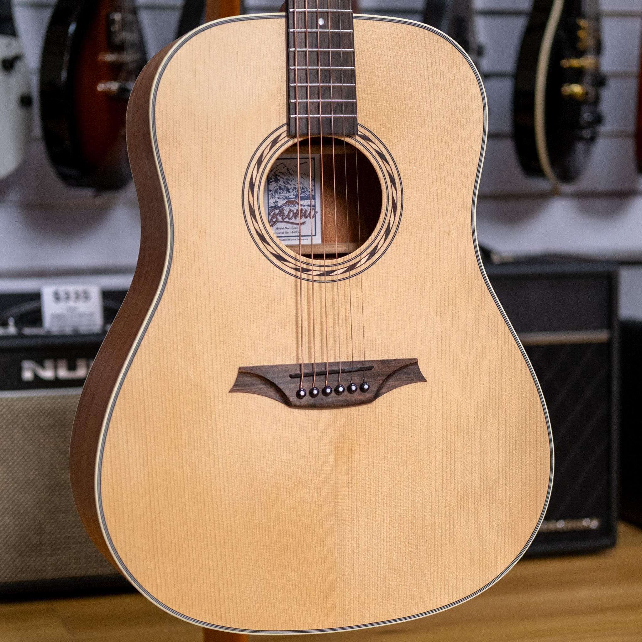 Bromo Appalachia Series Dreadnought Acoustic Guitar