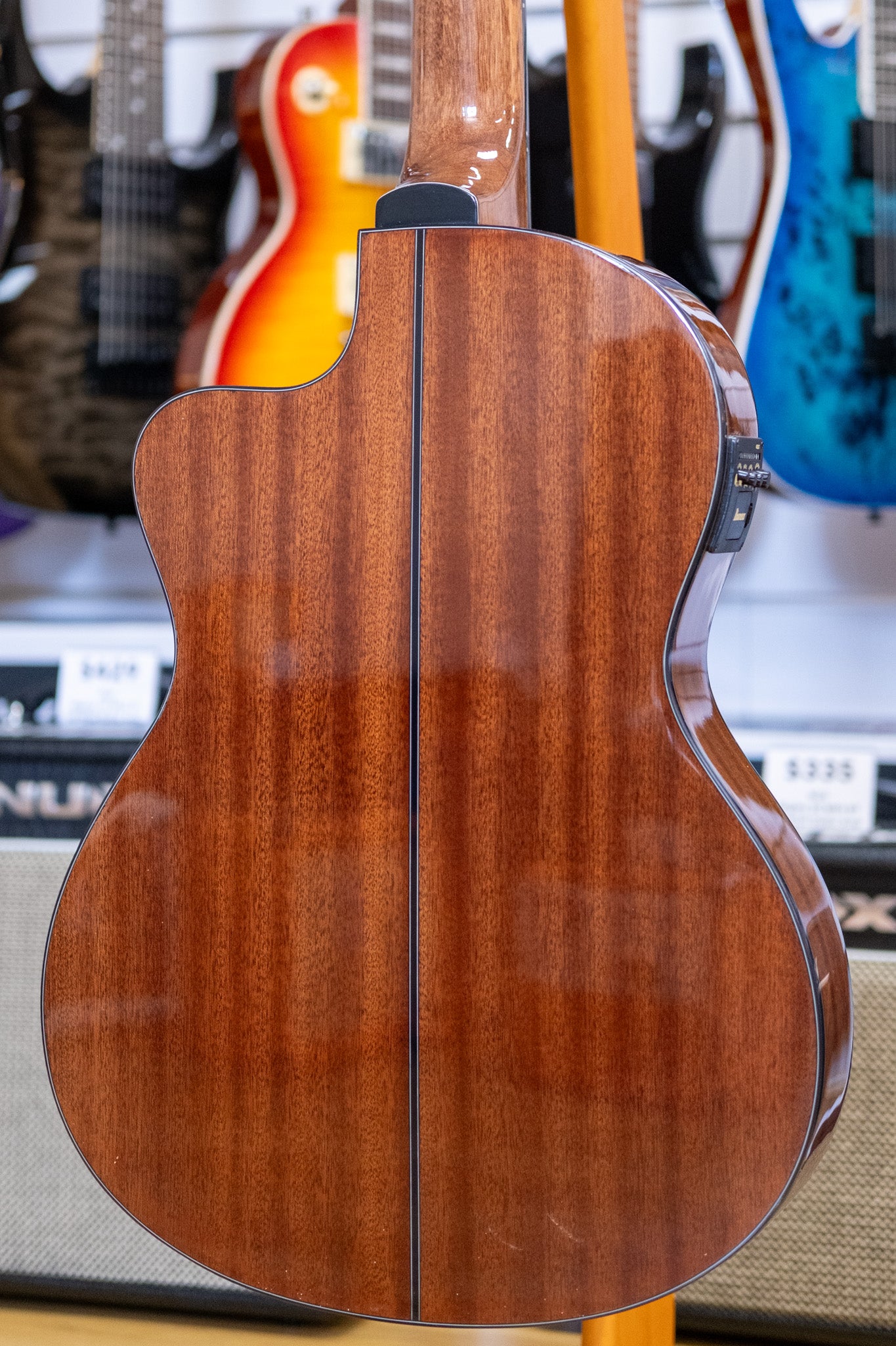 Ibanez GA5TCE Thinline Electric Classical Guitar (Amber High Gloss)