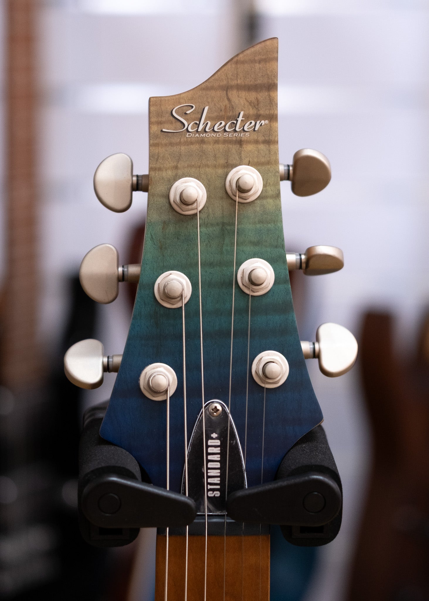 Schecter C-1 Standard Plus Electric Guitar (Blue Fade)