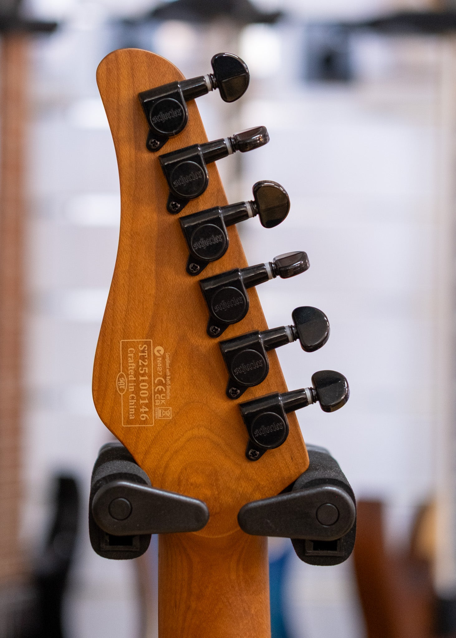 Schecter PT Standard Electric Guitar (Purple Burst Burl)