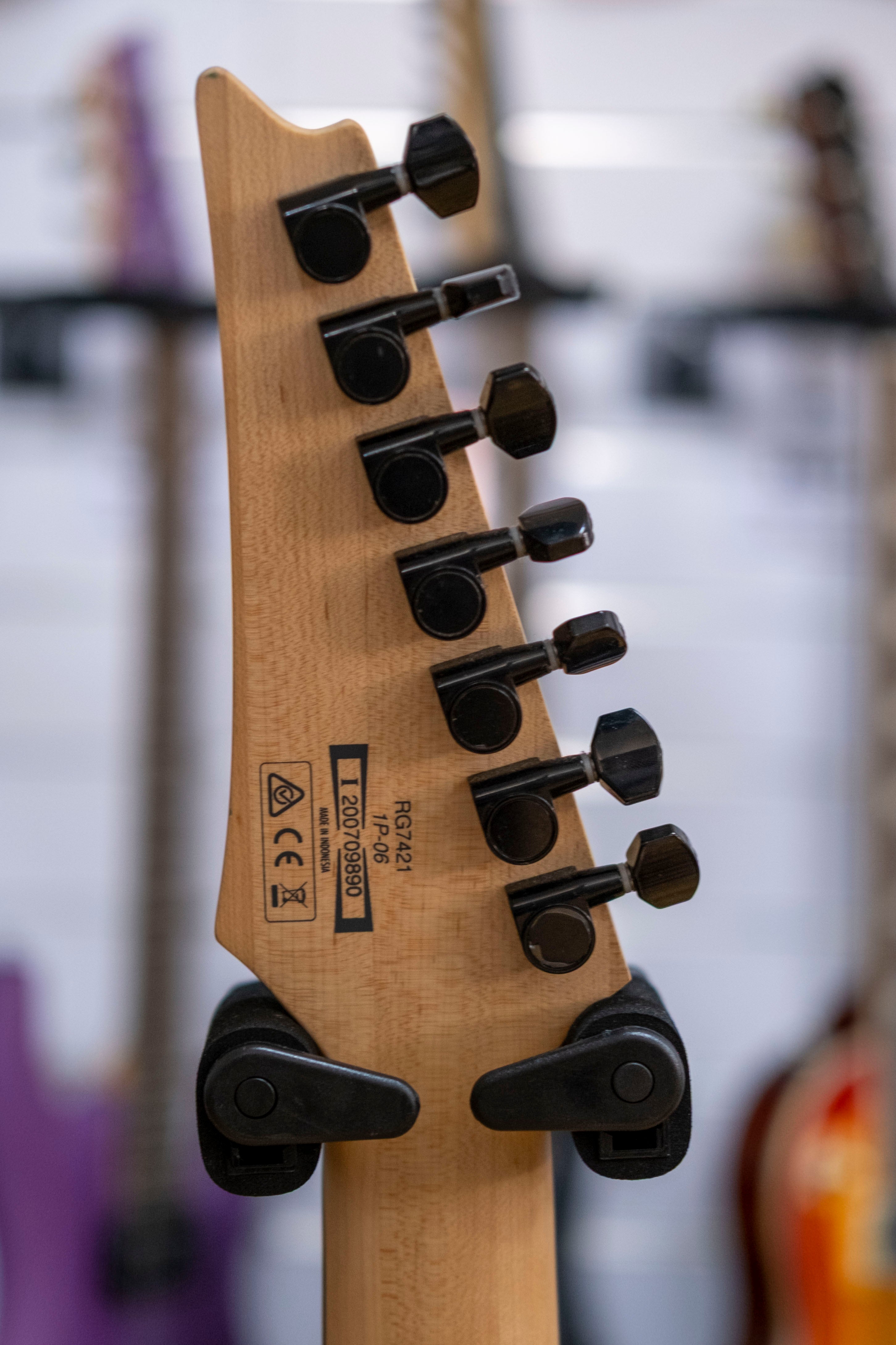 Ibanez RG7421 7-String Electric Guitar (Walnut Flat) (Pre-Owned, 2020)