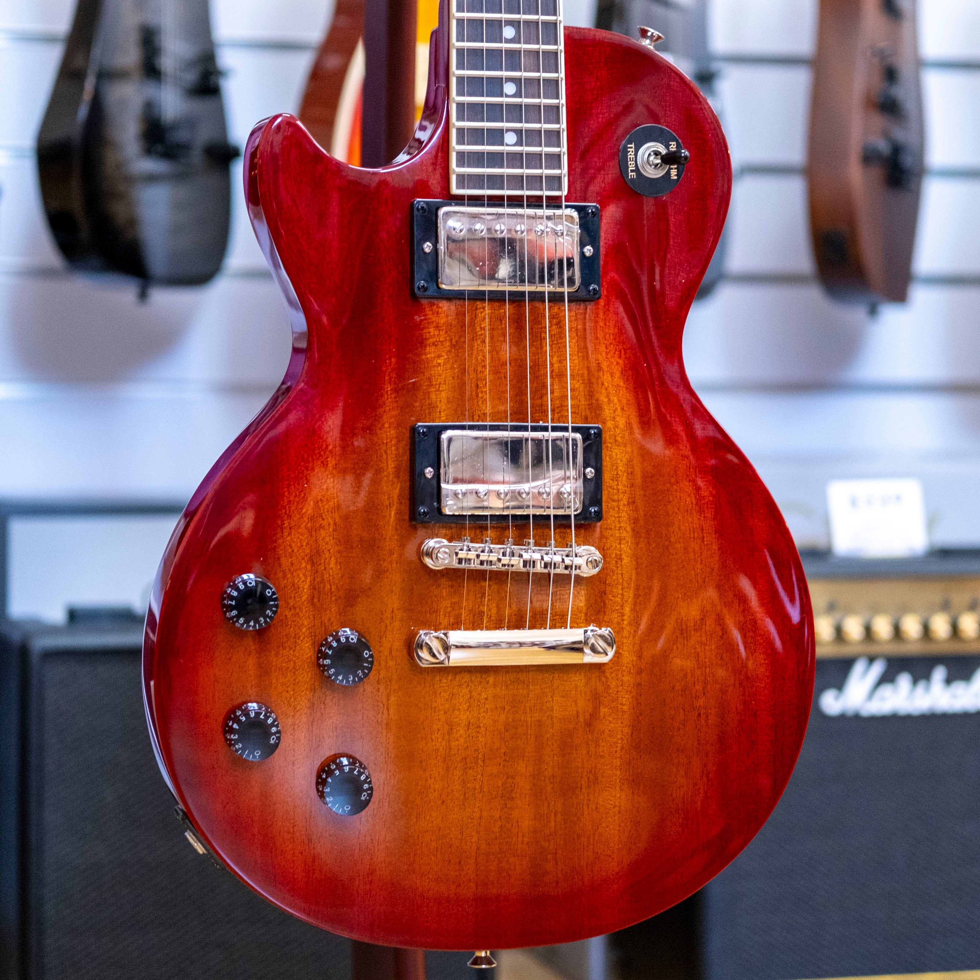 Epiphone Les Paul Tribute Left Handed Electric Guitar (Heritage Cherry Sunburst)