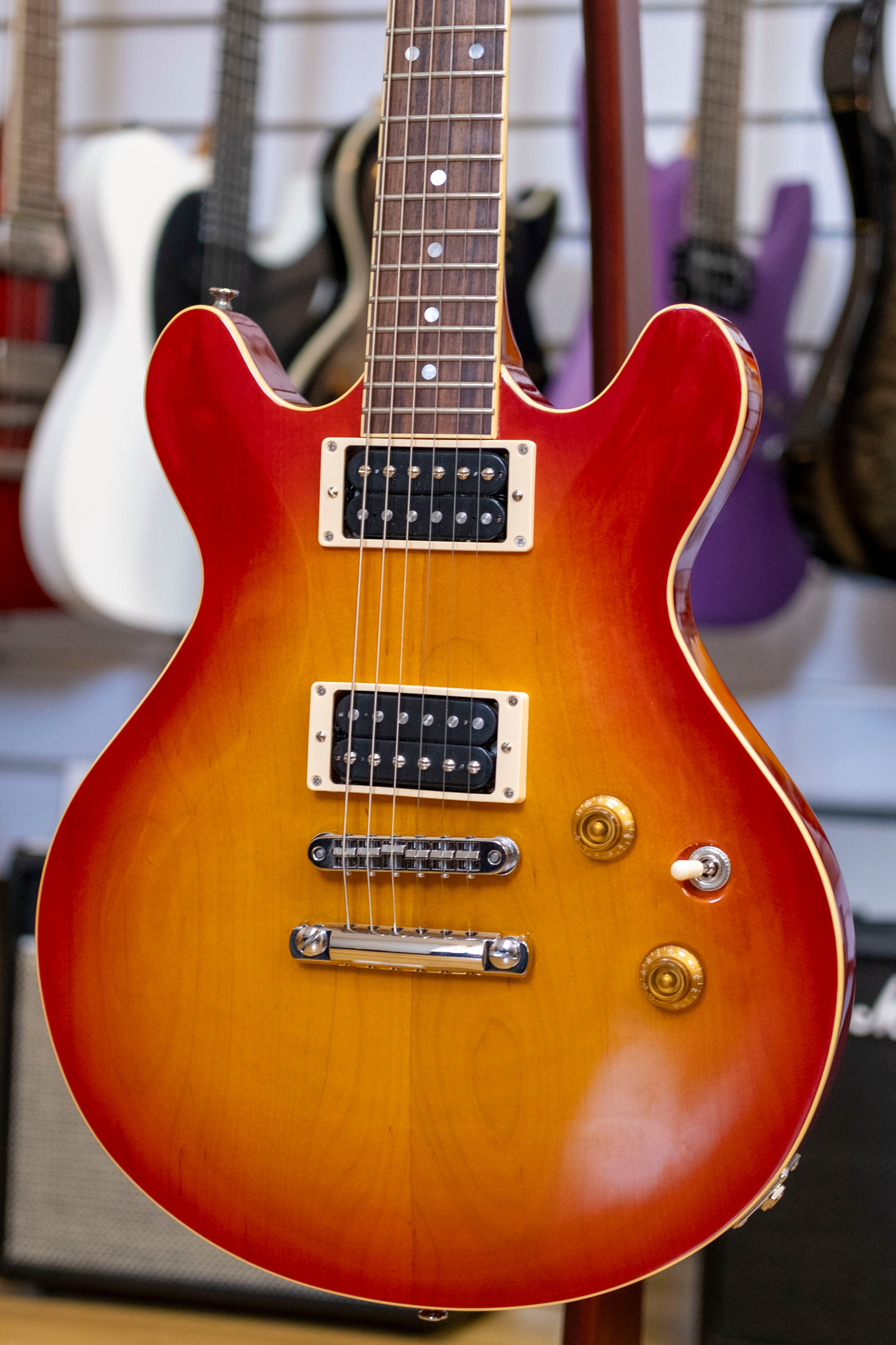 Tokai Double Cut II Electric Guitar (Cherry Sunburst) (Pre-Owned, 2004 MIJ)
