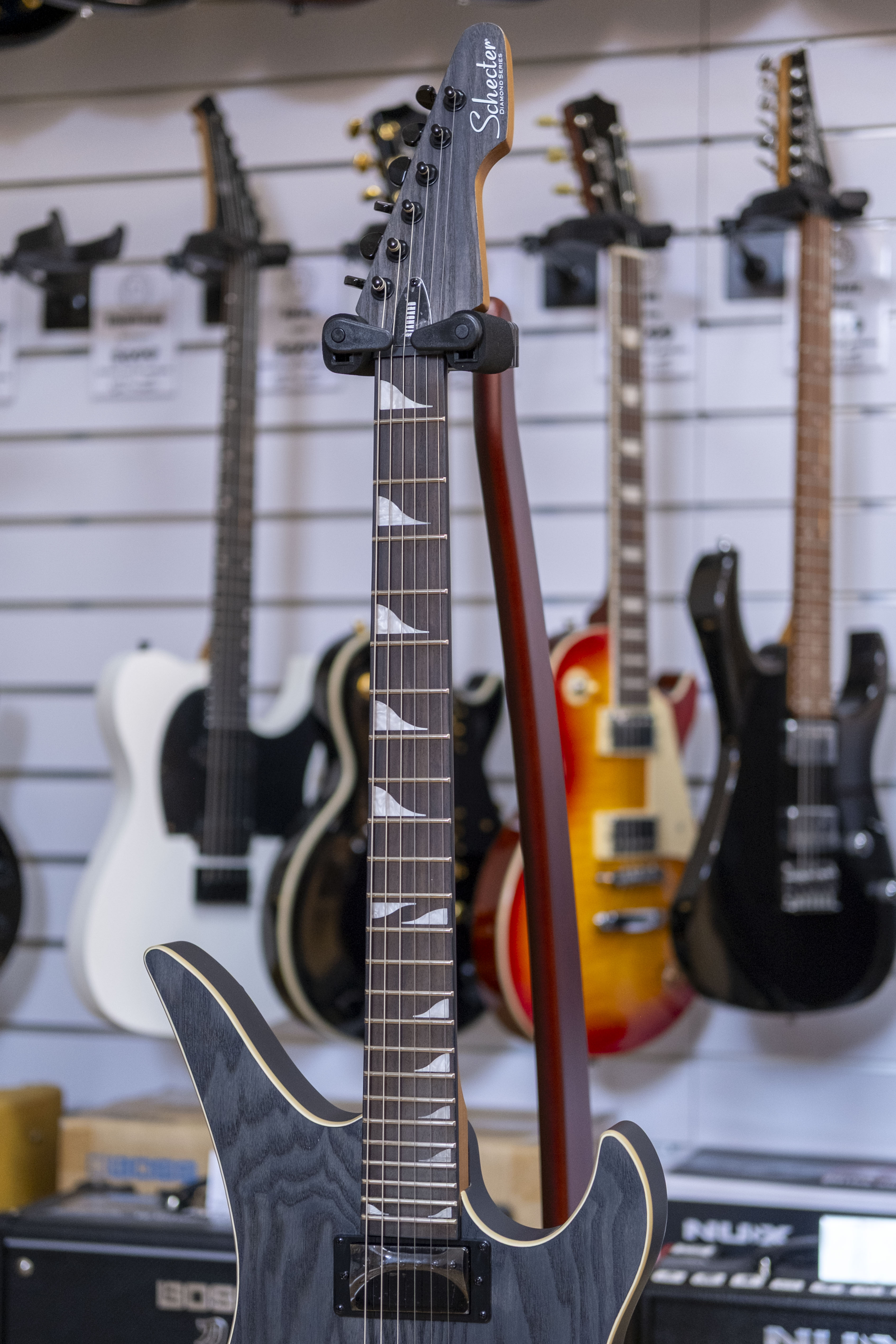 Schecter Standard Series Avenger Electric Guitar (Charcoal Satin)