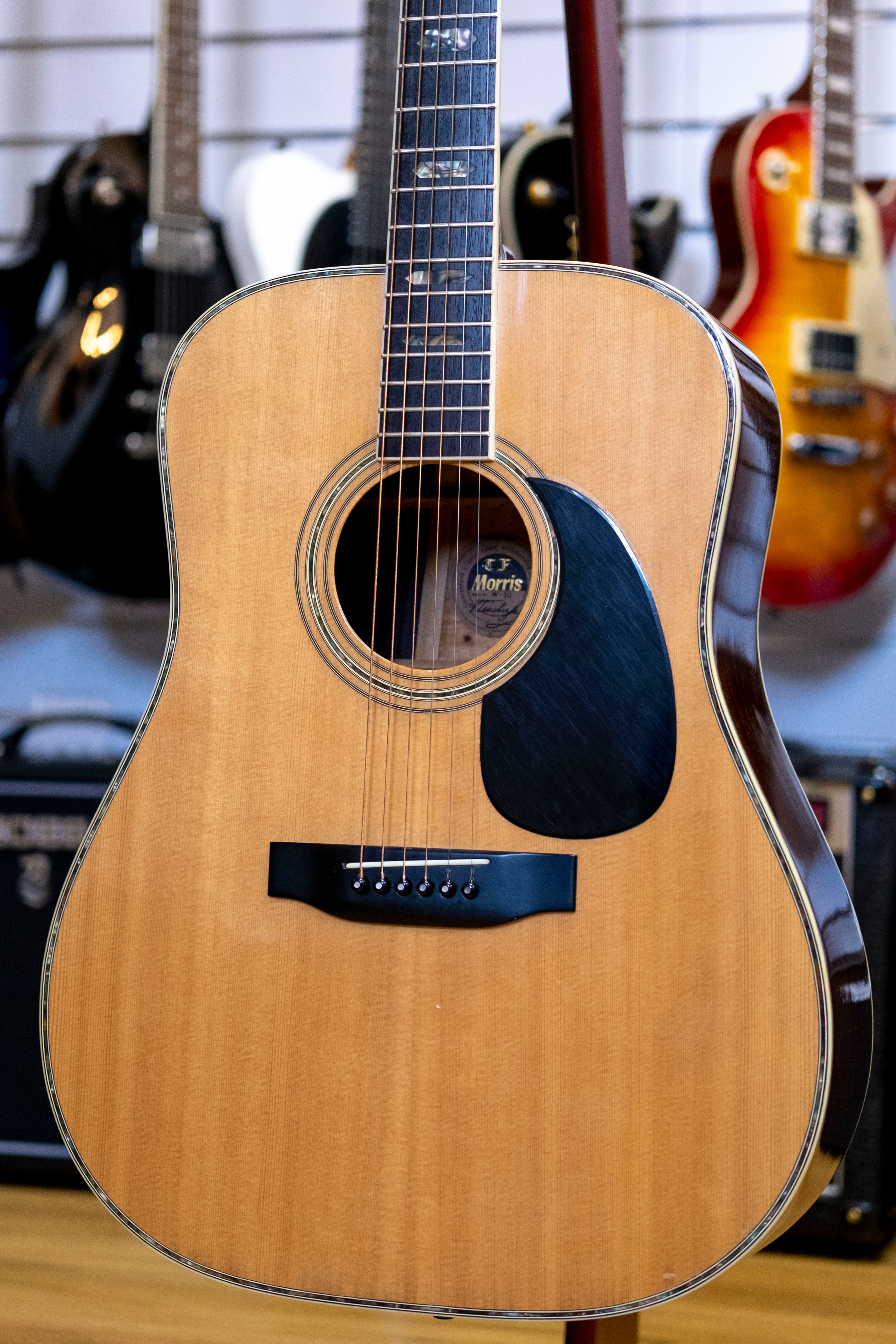 Morris W-50 Dreadnought Acoustic Guitar (Pre-Owned, MIJ 1979)