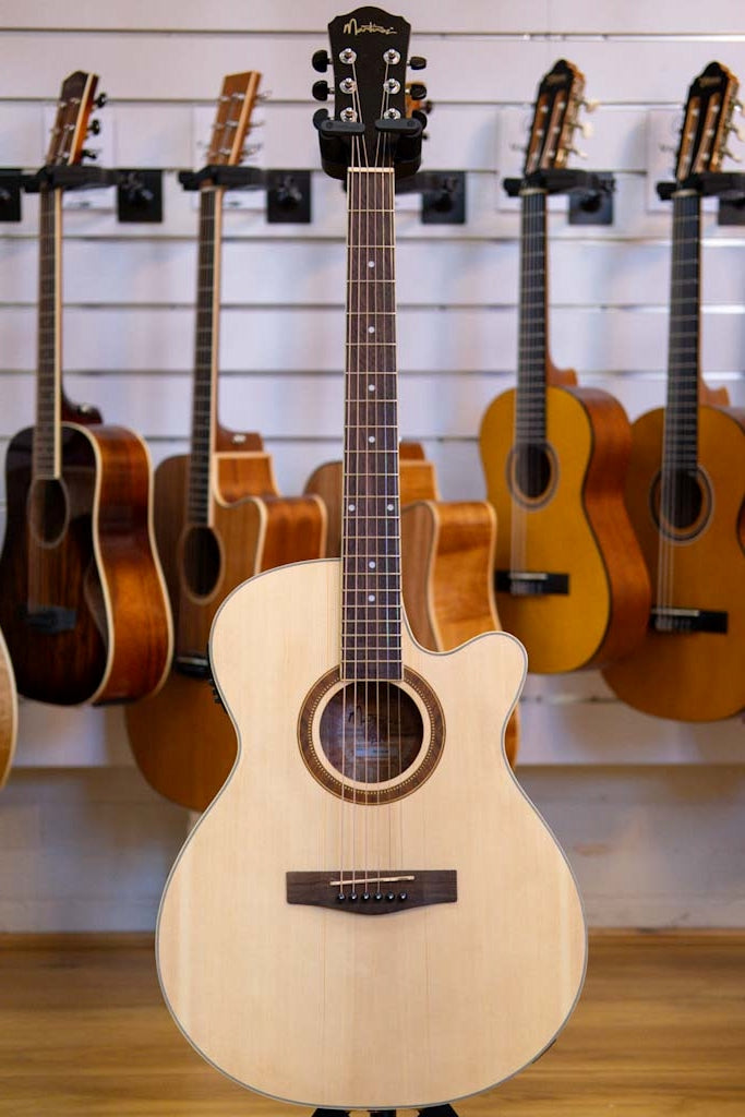 Martinez 41 Series Superfolk Acoustic Electric Guitar (Spruce/Rosewood)