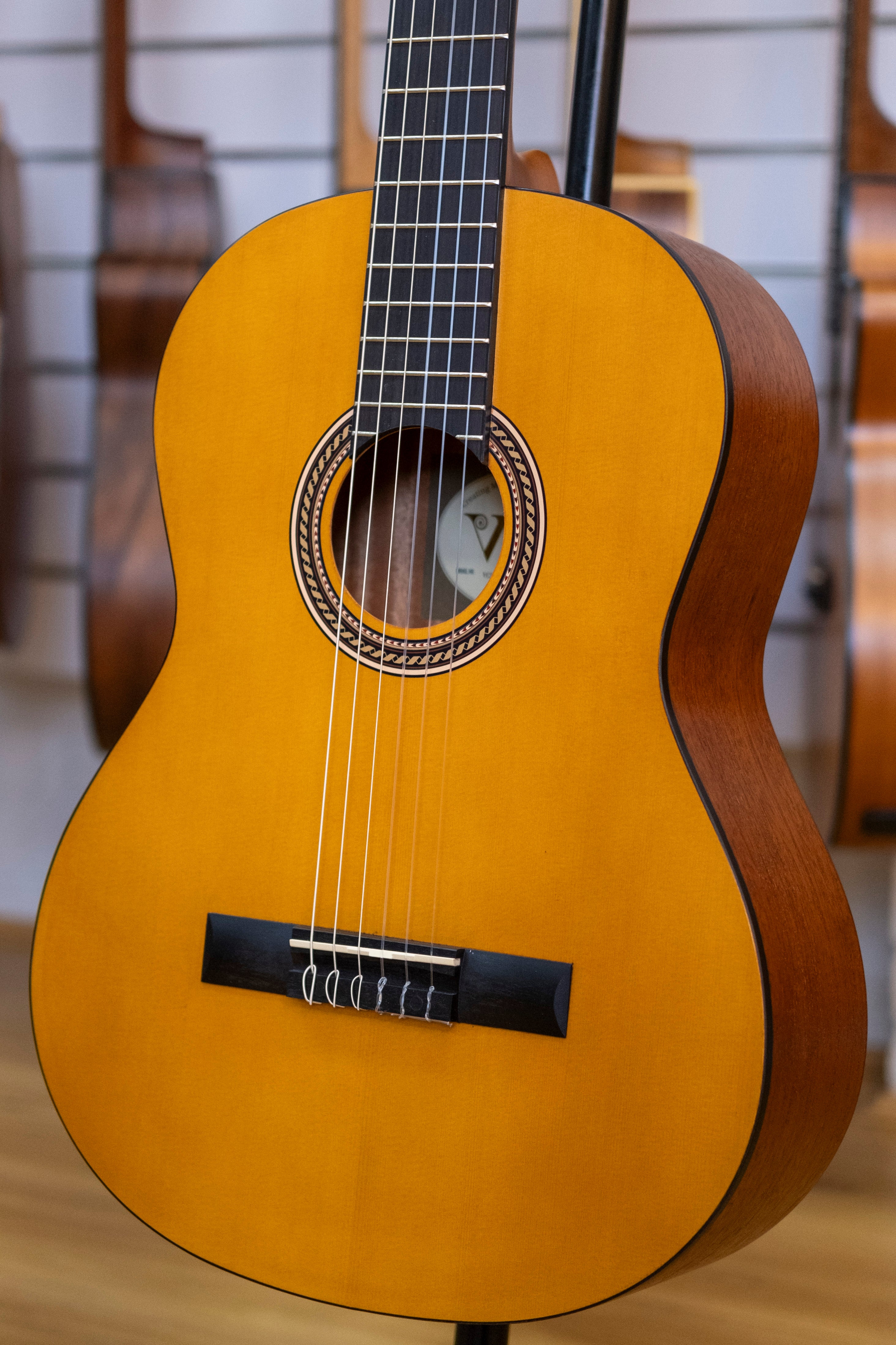 Valencia 200 Series 4/4 Size Nylon String Classical Guitar (Antique Natural)