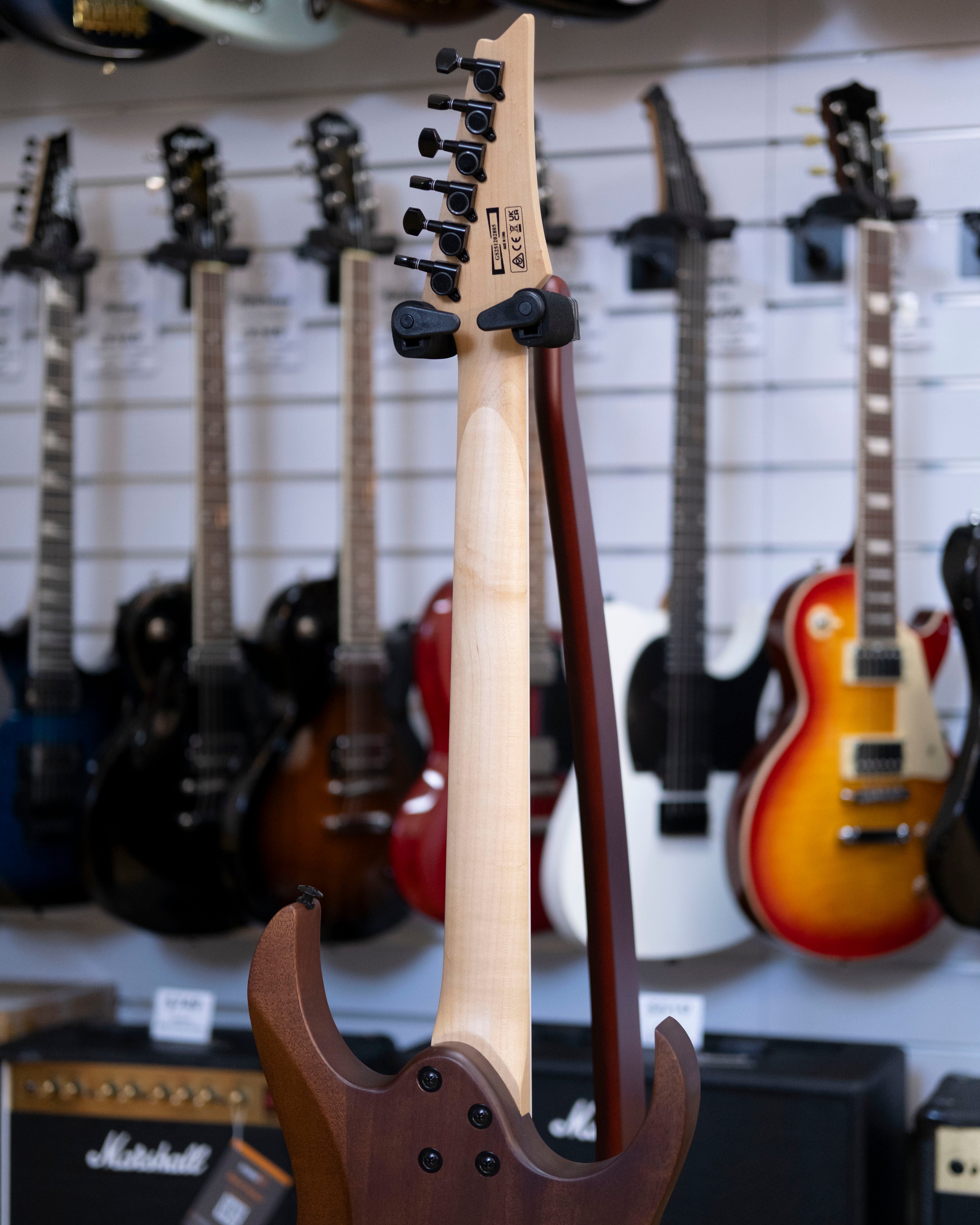 Ibanez Gio Series RG121DXL Left Handed Electric Guitar (Walnut Flat)