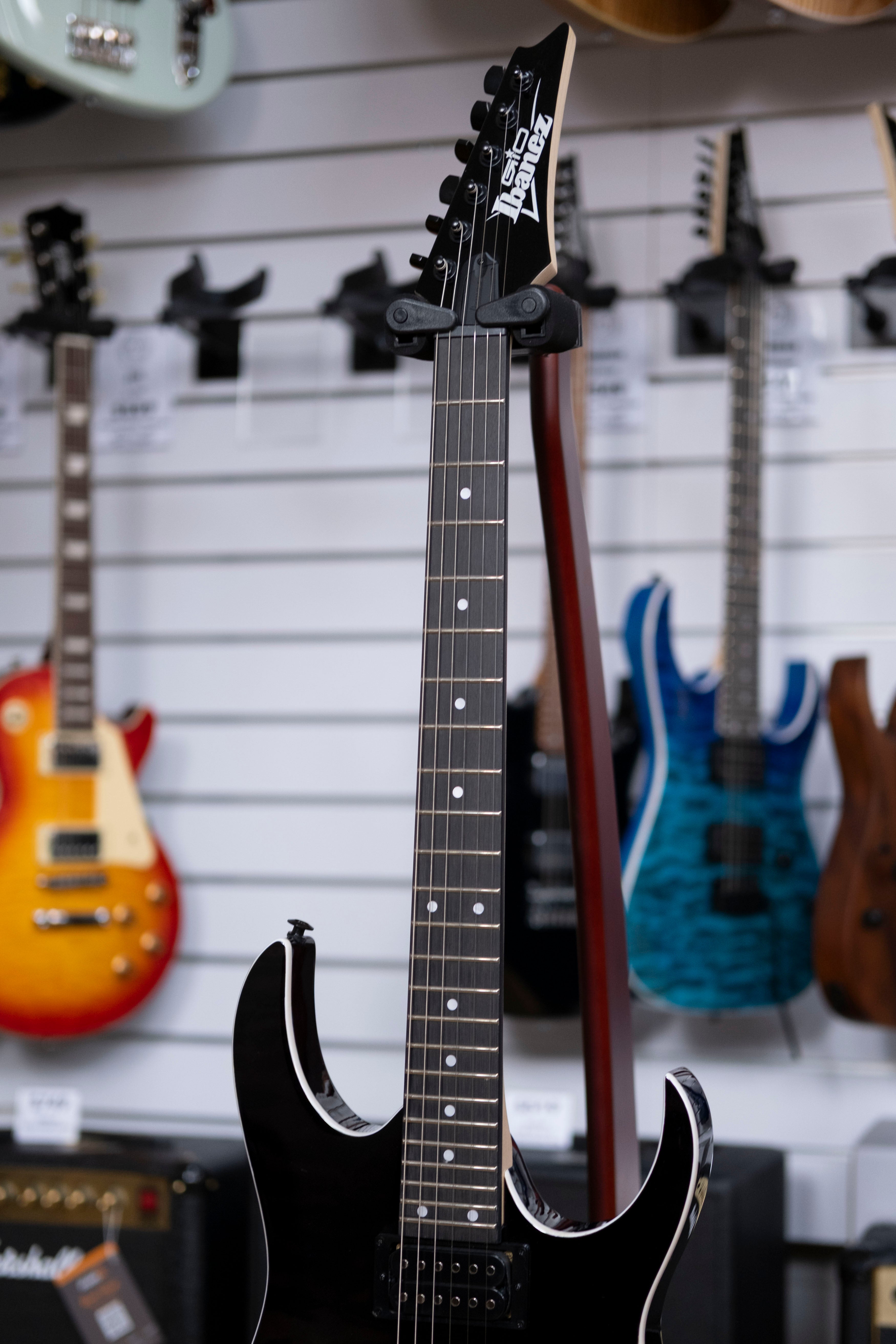 Ibanez GRG120QASP-BKG Gio Series Electric Guitar (Black Gradation)