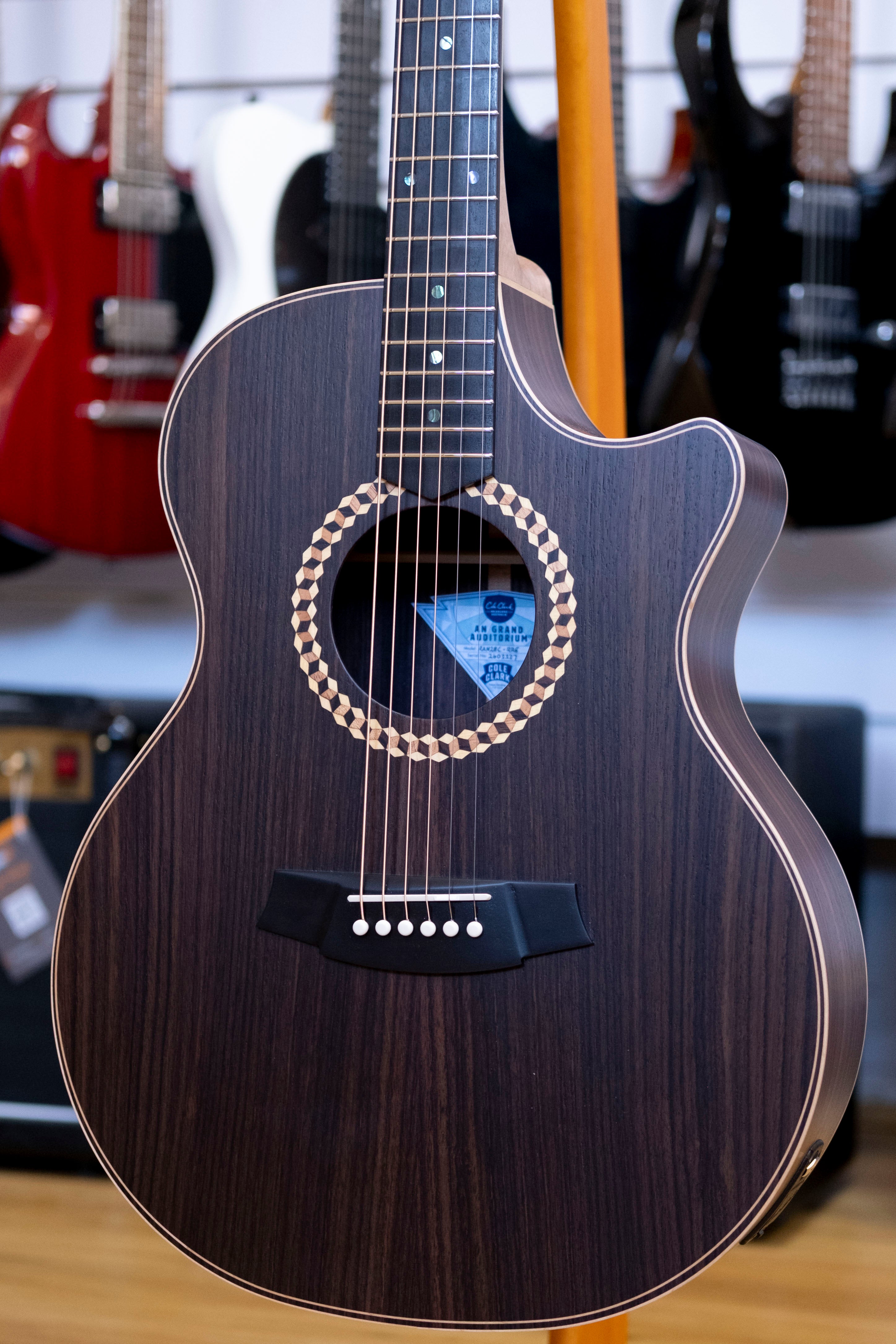 Cole Clark RAN Recording 2 Series Acoustic Electric Guitar with Hardcase (All Rosewood)