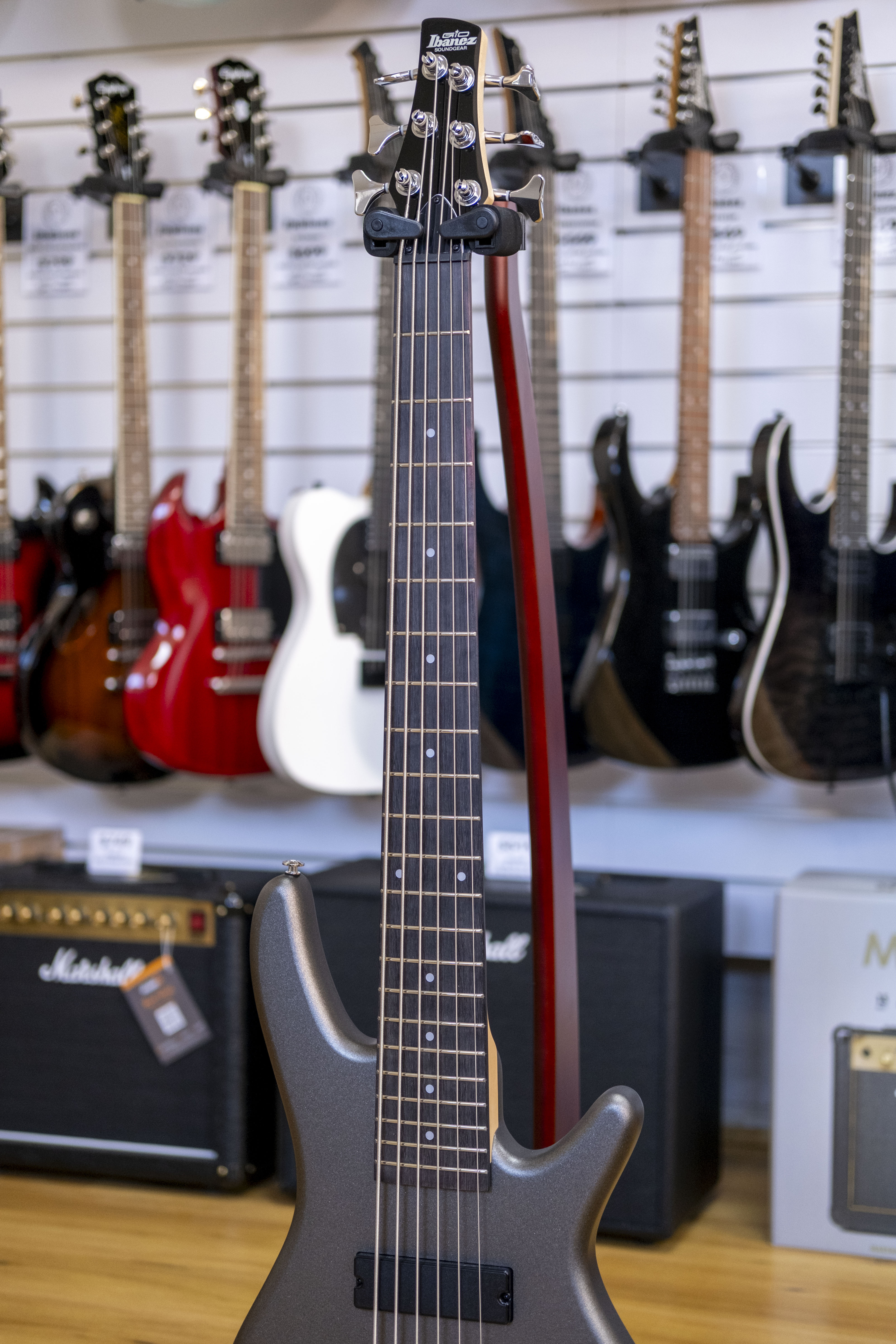 Ibanez GSR186 Soundgear Gio 6-String Bass Guitar (Tungsten Matte)