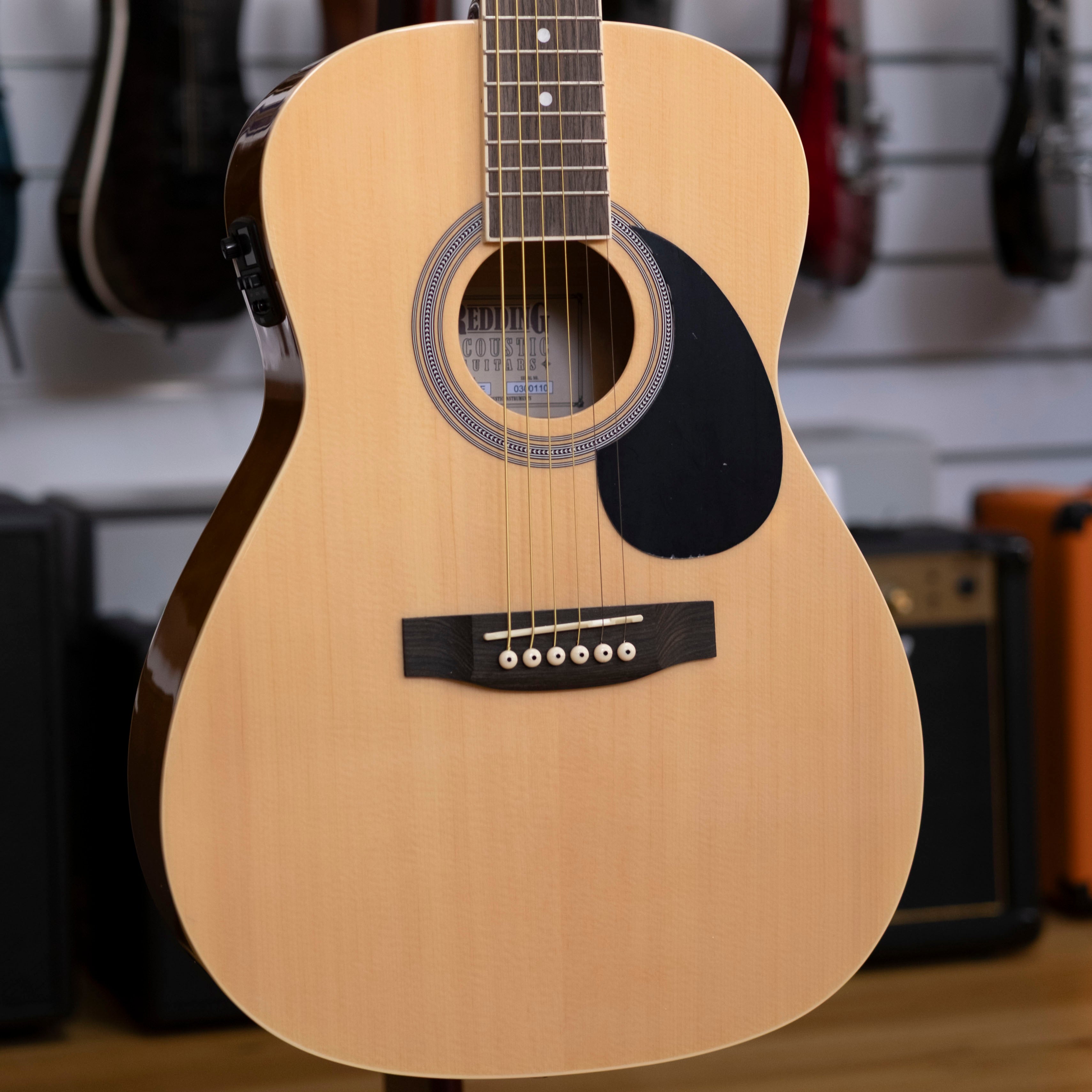 Redding 3/4 Size Dreadnought Acoustic Electric Guitar (Natural Gloss)