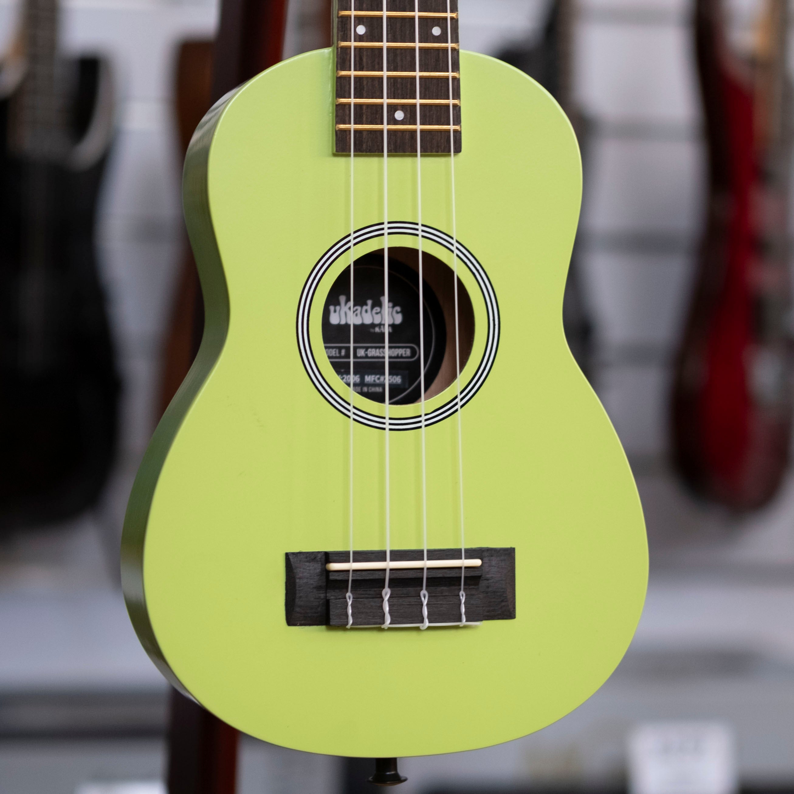 Kala Ukadelic Soprano Ukulele (Grasshopper)