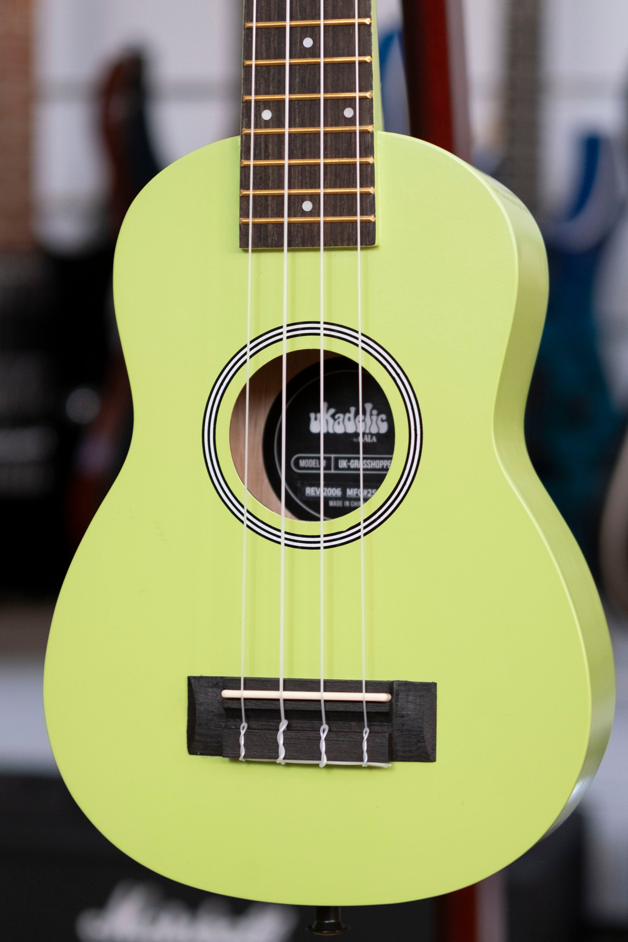 Kala Ukadelic Soprano Ukulele (Grasshopper)