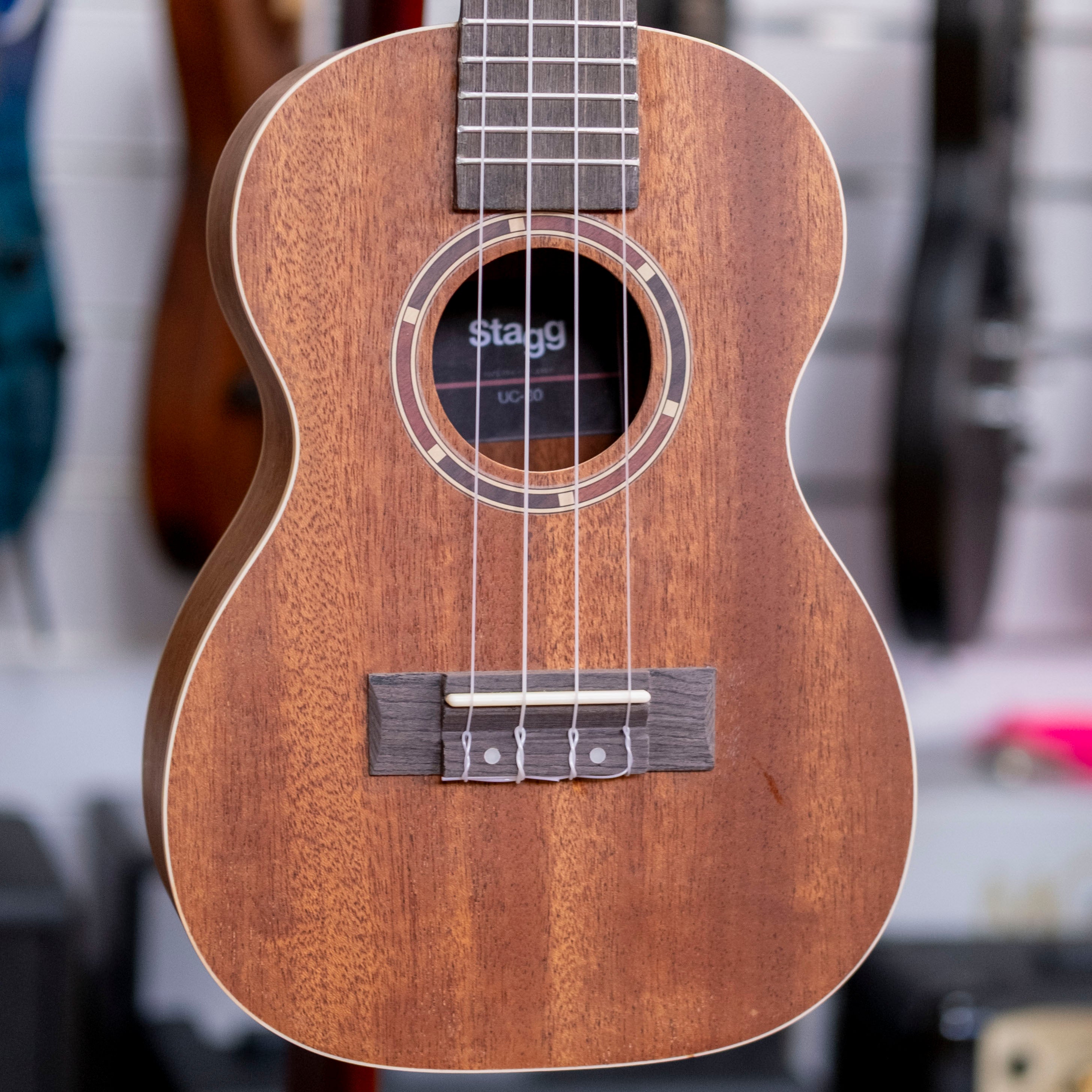 Stagg UC-30 Concert Ukulele with Bag (Mahogany)