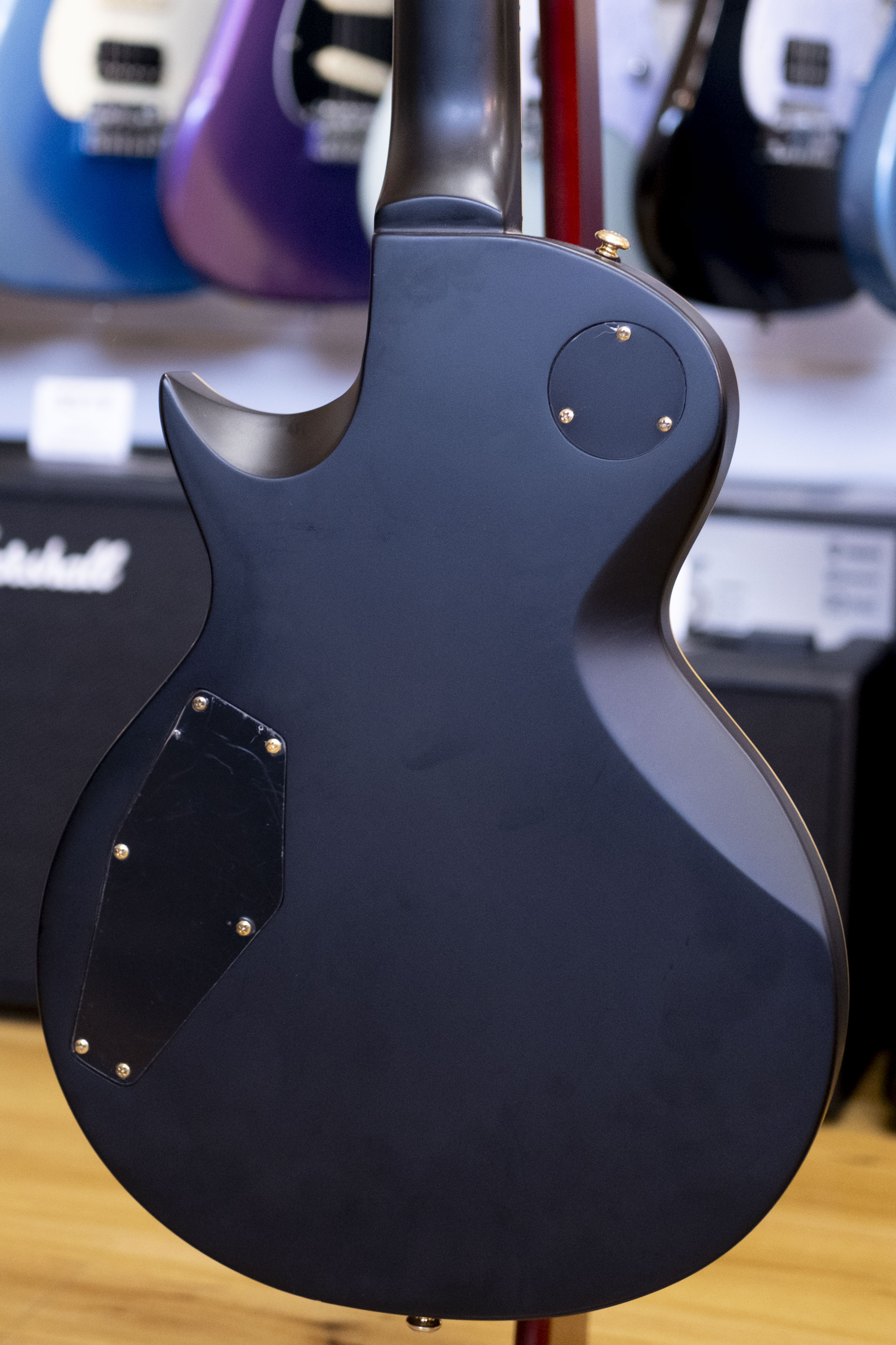 LTD EC-1000 Deluxe Electric Guitar (Vintage Black) (Pre-Owned, 2014)