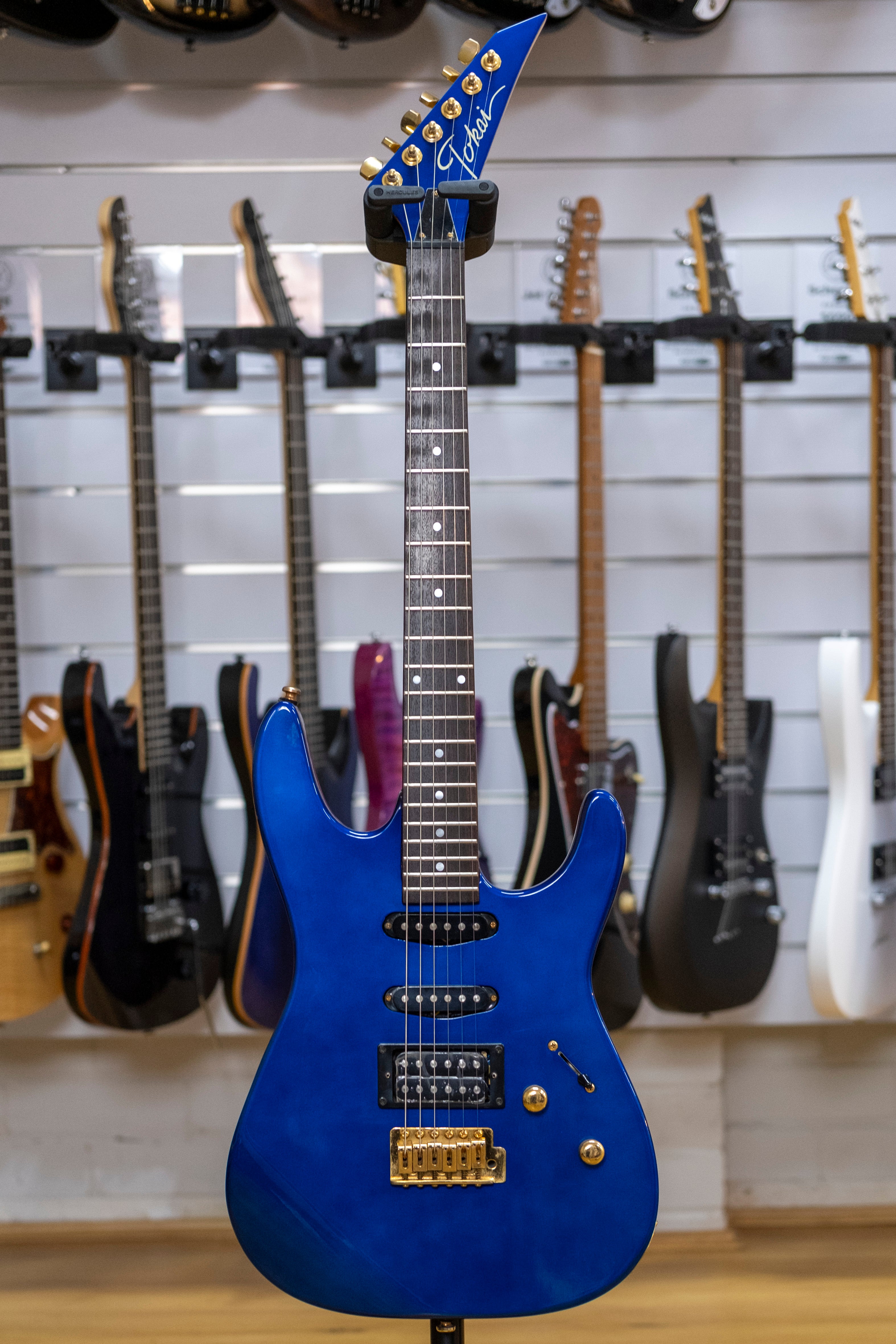 Tokai Super Strat Style H-S-S Electric Guitar (Blue) (Pre-Owned)