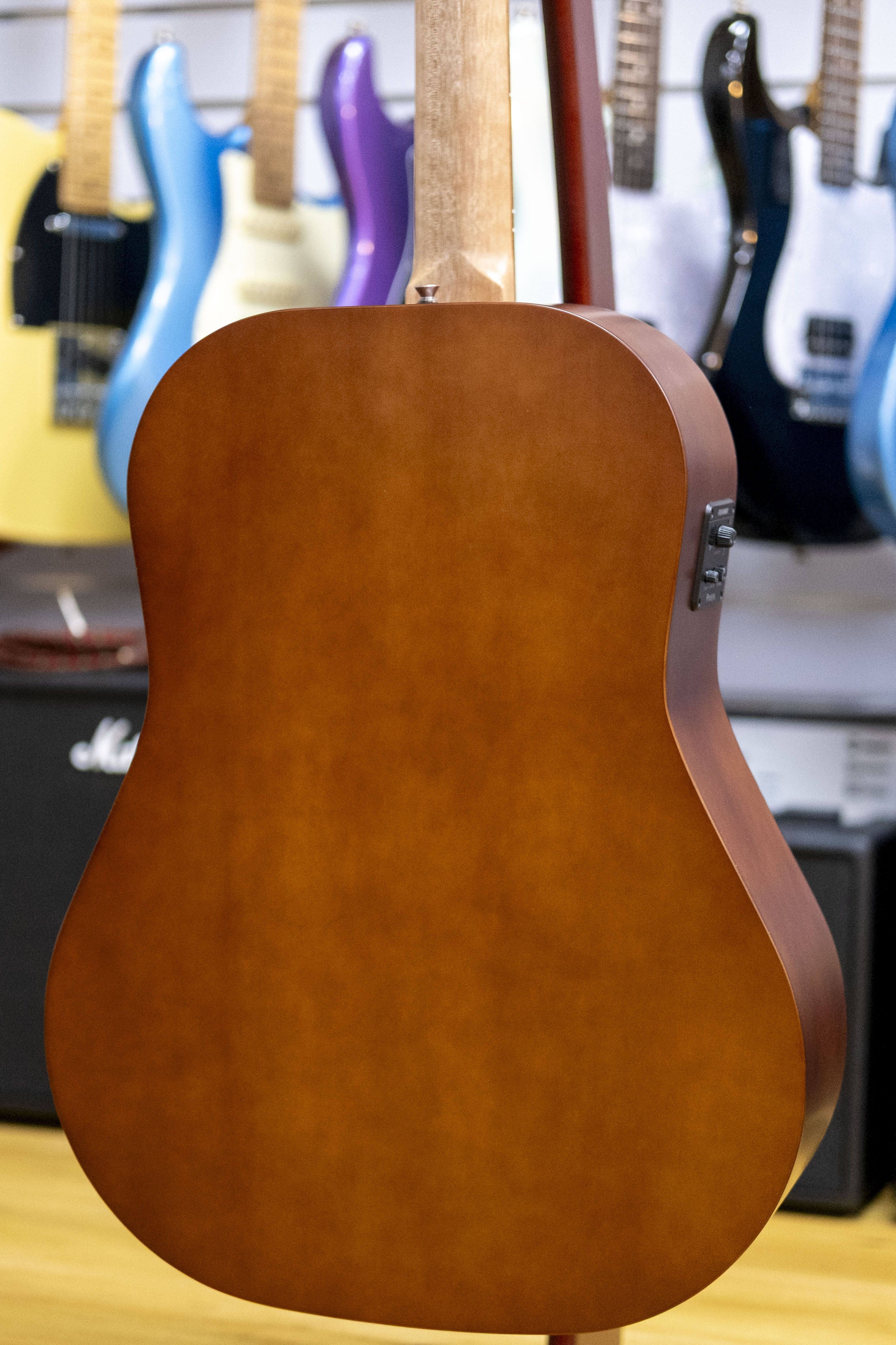 Pratley SL Dreadnought Acoustic Electric Guitar with Case (Solid Blackwood Top) *B-Stock*