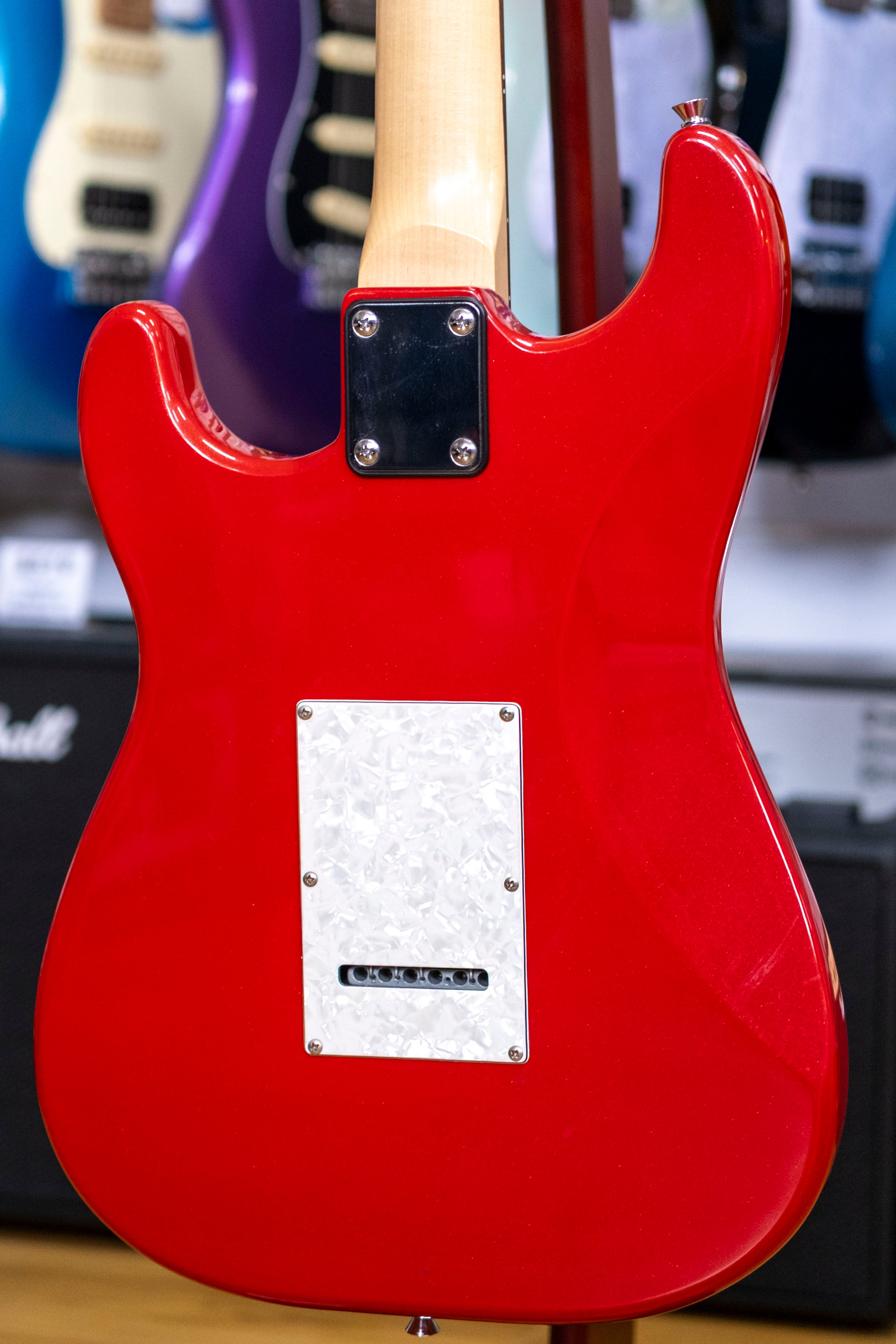 Haze E-211 Electric Guitar (Candy Apple Red) (Pre-Owned)