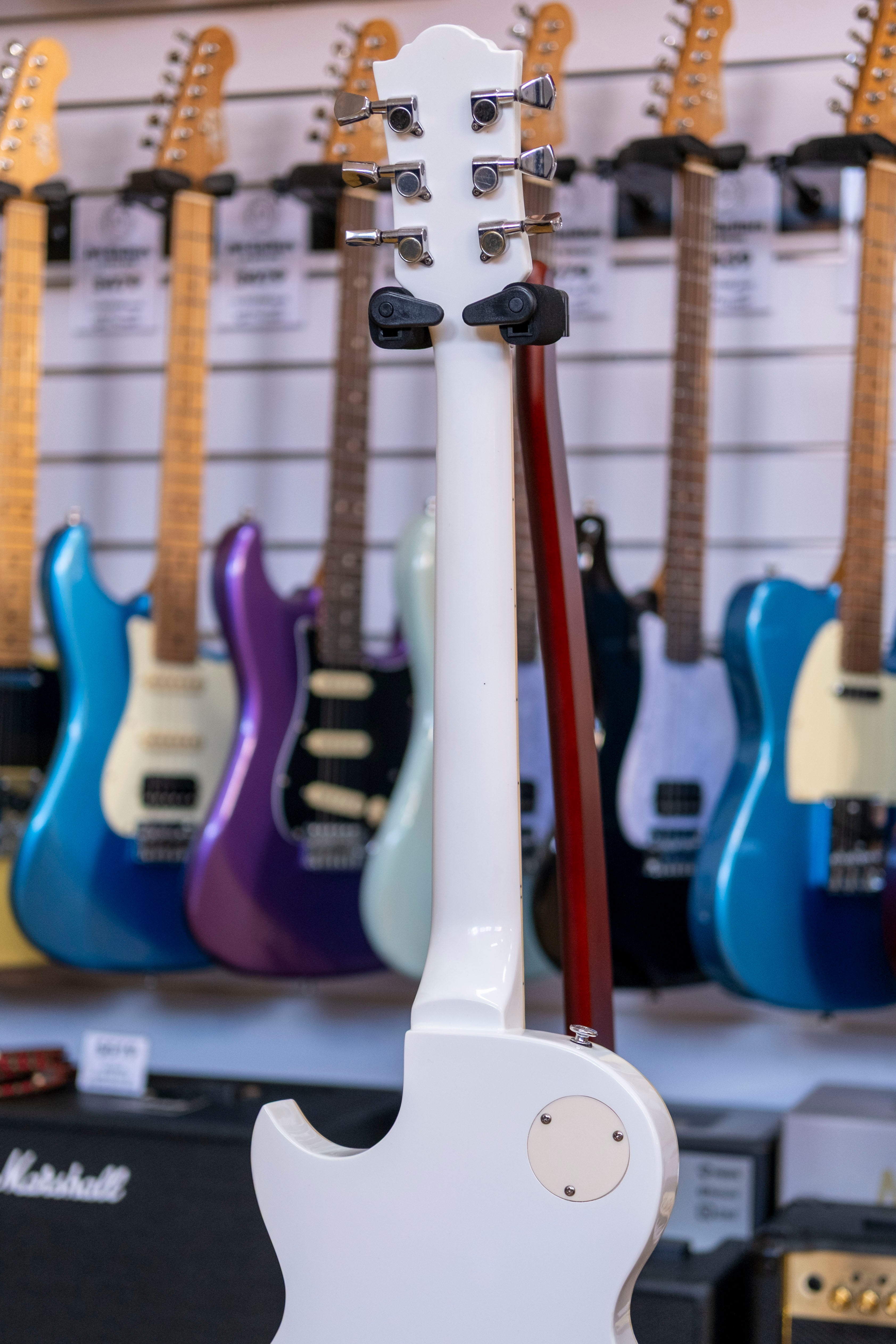 Haze SEG277 Single-Cut Electric Guitar (Arctic White) (Pre-Owned)