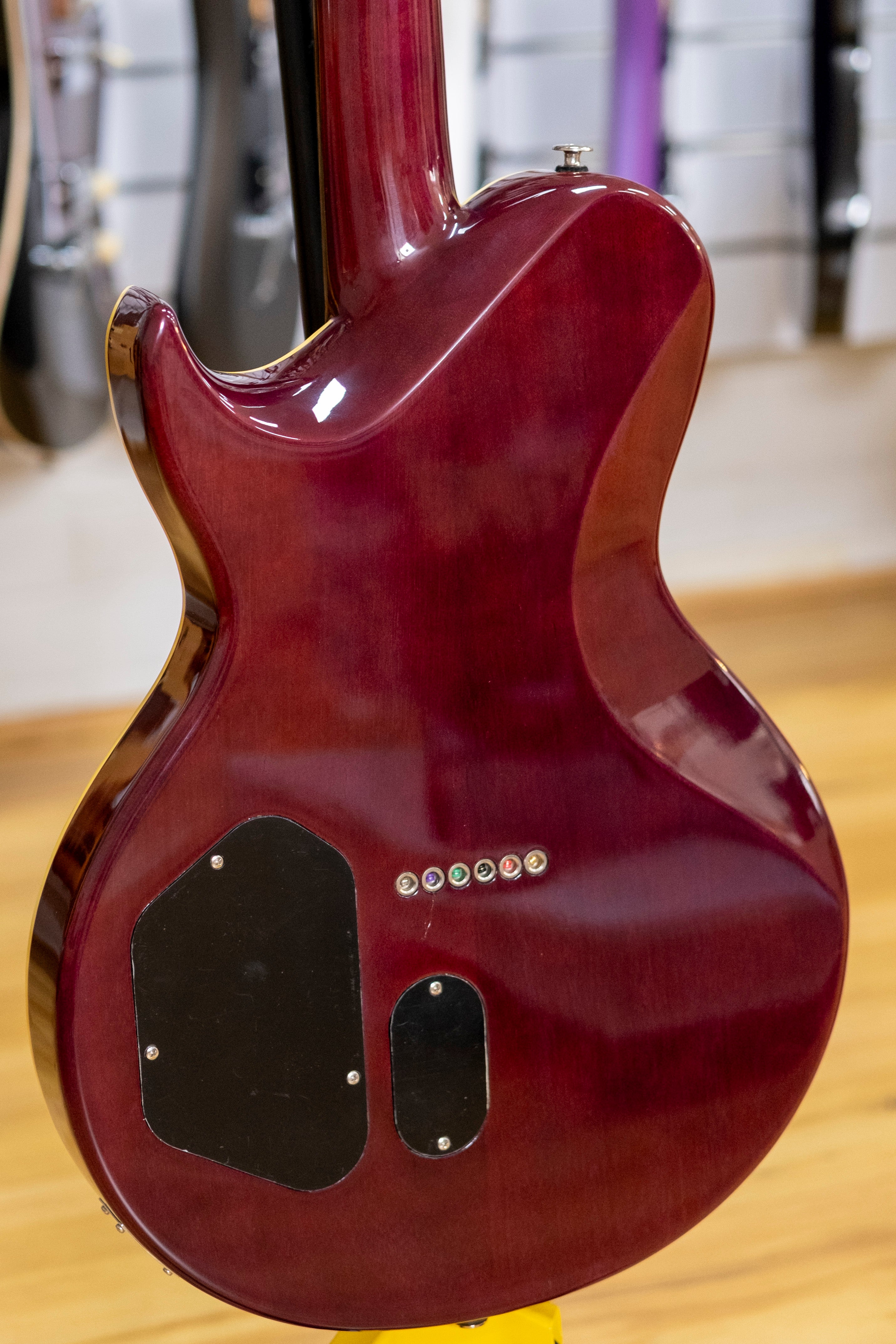 Aria Pro II PE Acoustic Electric Guitar (Purple)