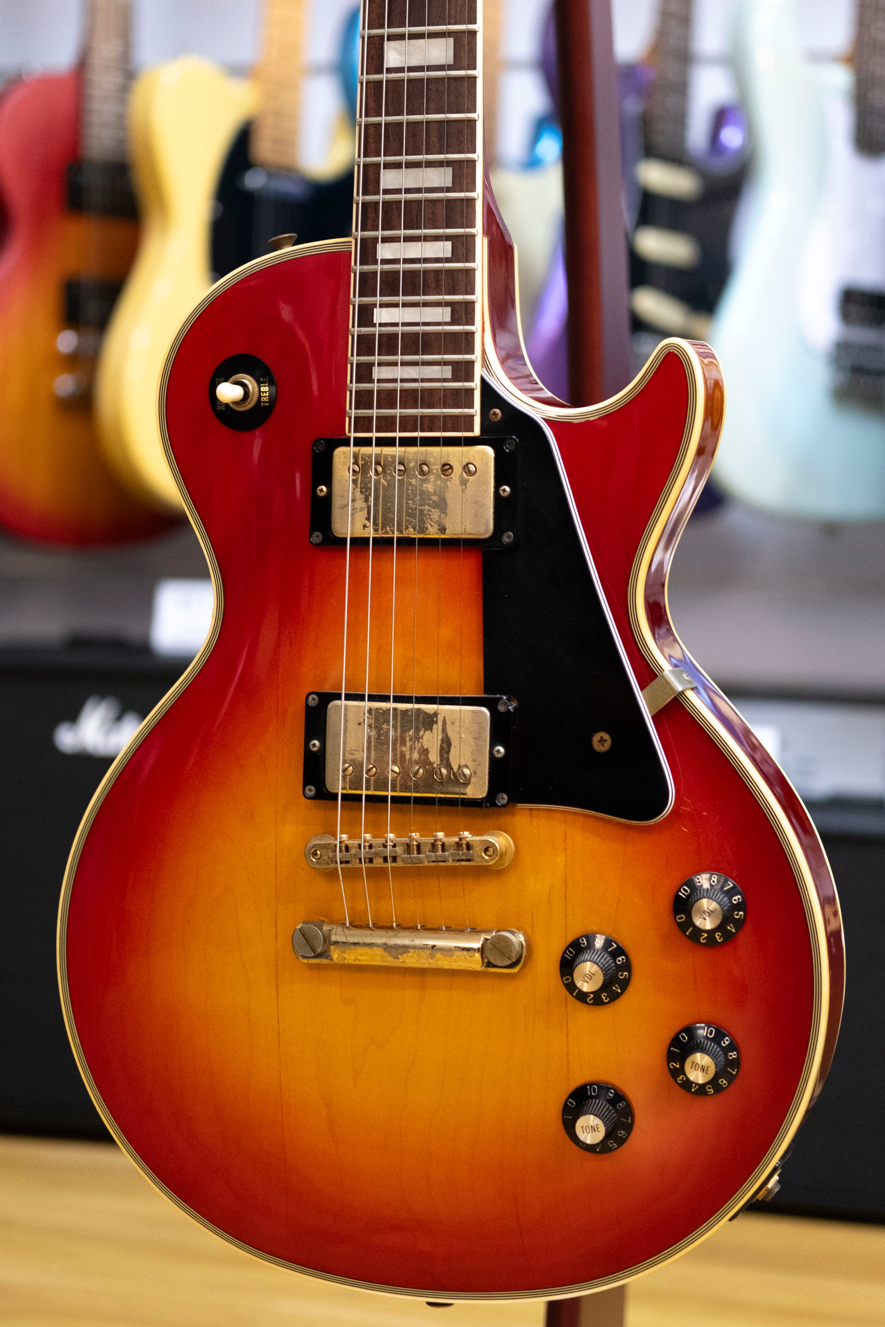Greco Mint Collection EGC68-60 'LP' Custom Electric Guitar (Cherry Sunburst) (Pre-Owned, 1984 MIJ)