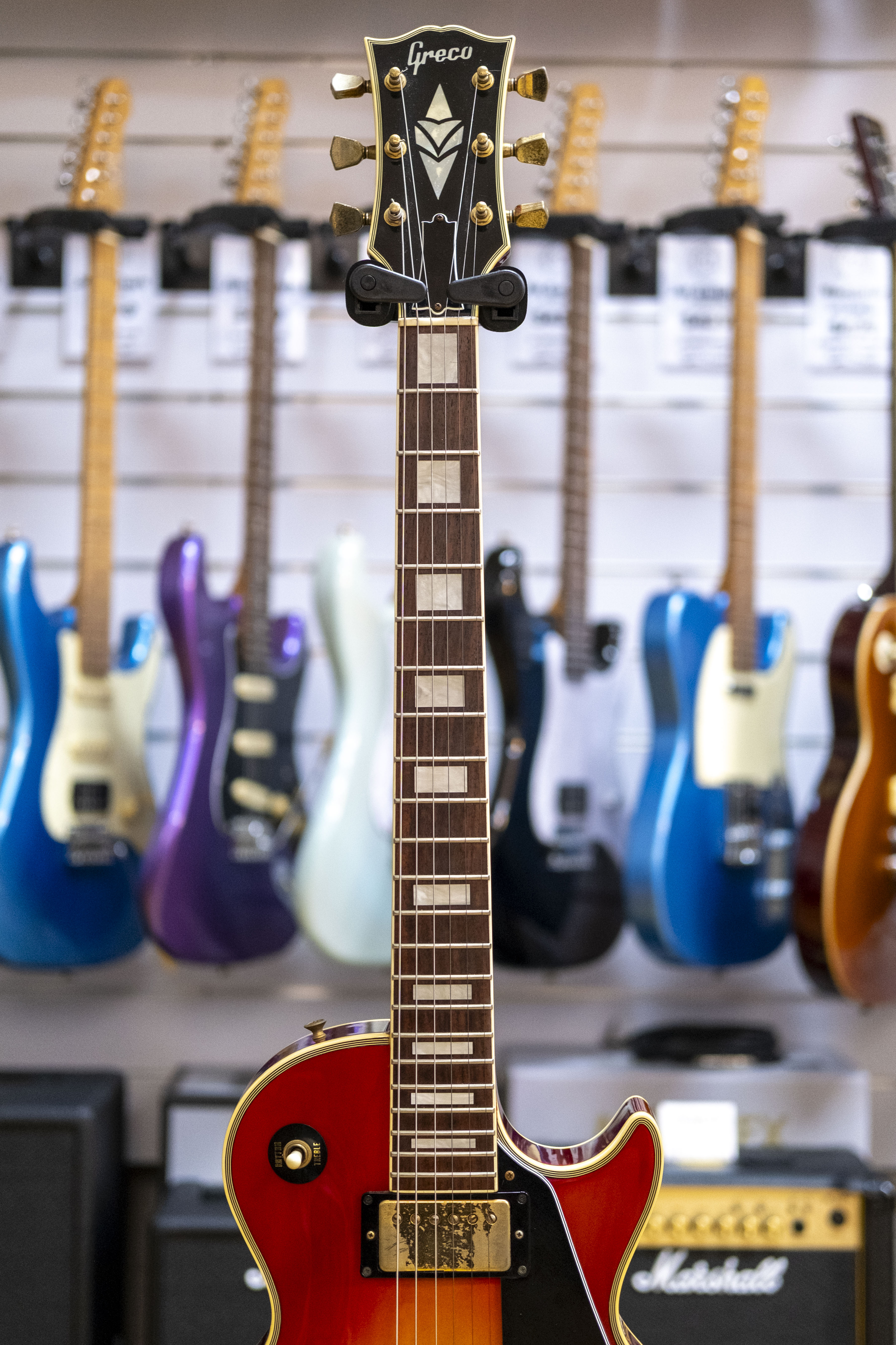 Greco Mint Collection EGC68-60 'LP' Custom Electric Guitar (Cherry Sunburst) (Pre-Owned, 1984 MIJ)