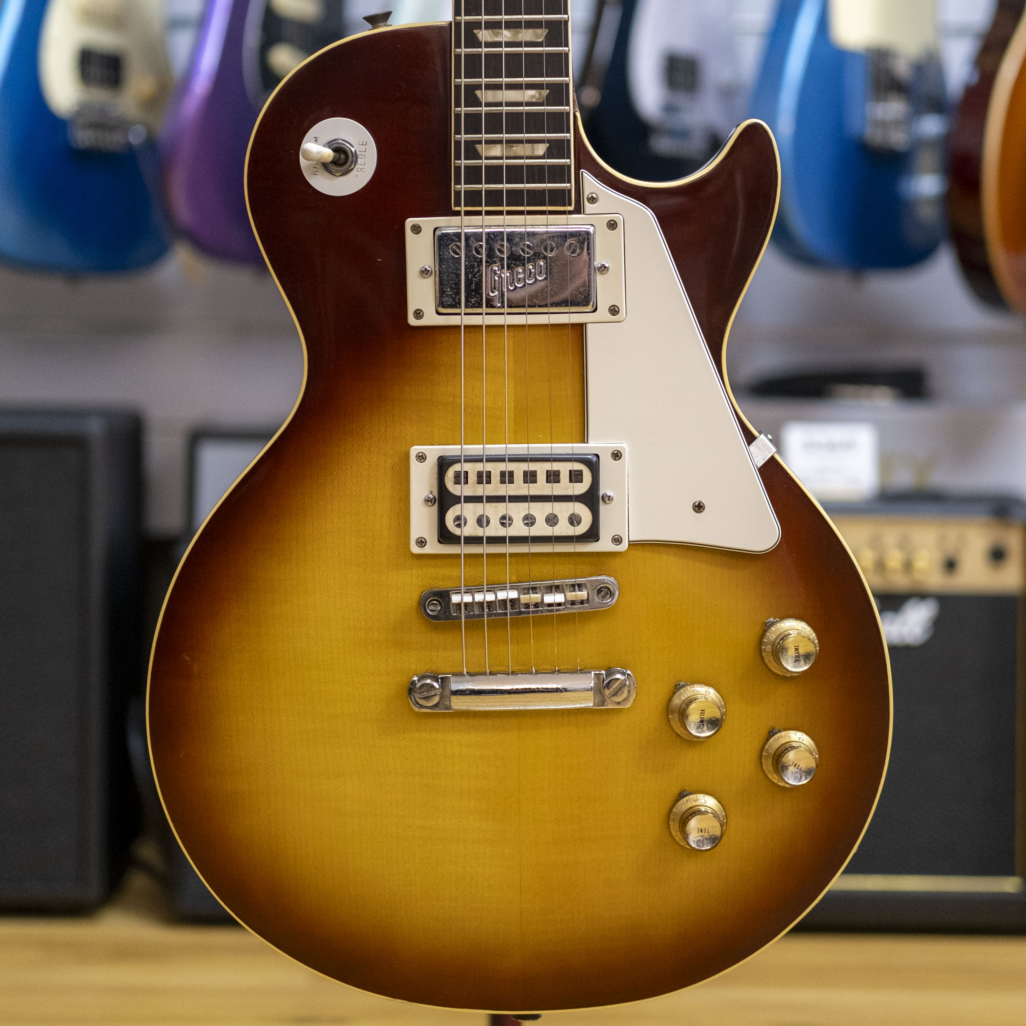 Greco EG-480R 'LP' Custom Electric Guitar (Sunburst) (Pre-Owned, 1974)