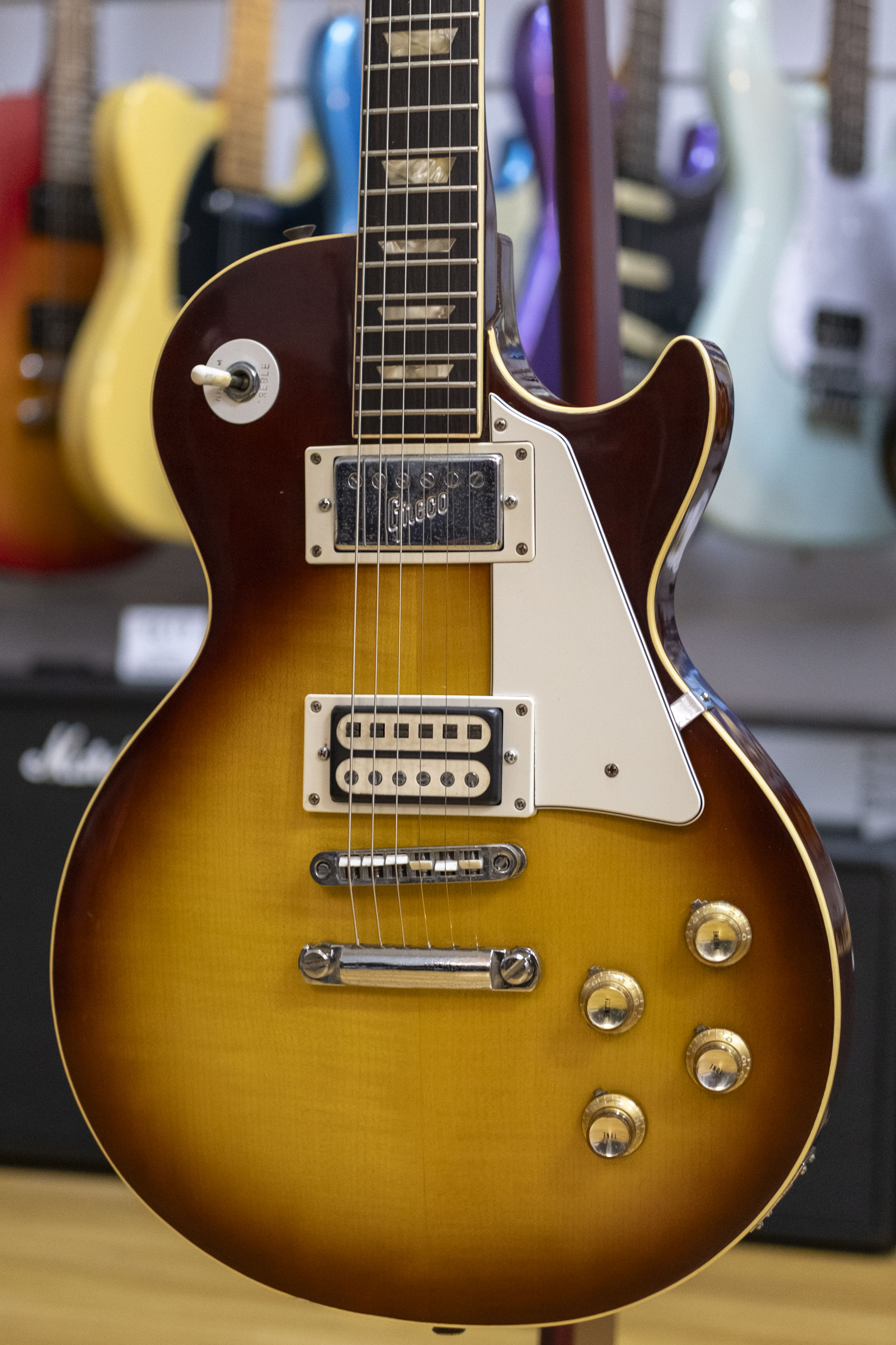 Greco EG-480R 'LP' Custom Electric Guitar (Sunburst) (Pre-Owned, 1974)