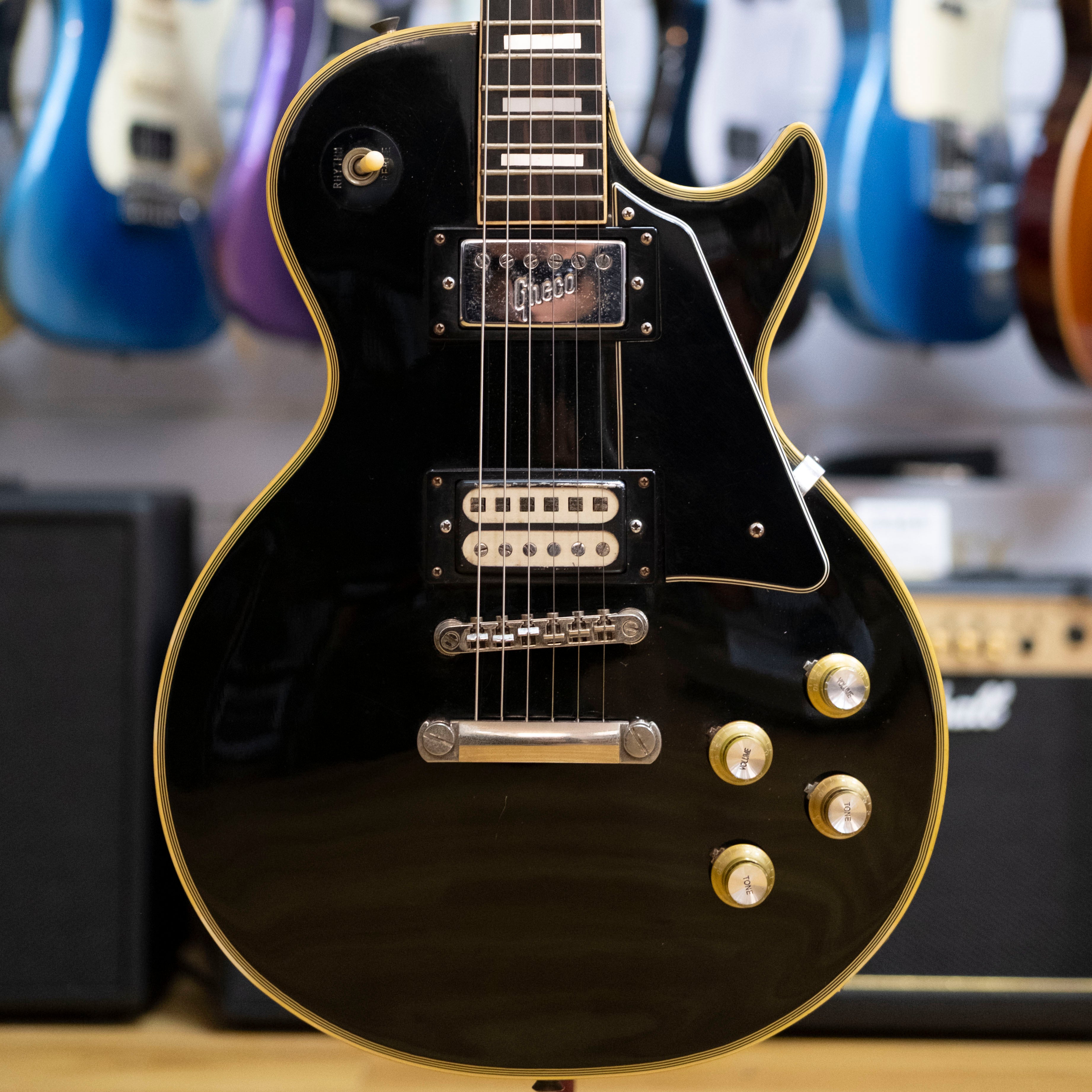 Greco EG-480B 'LP' Custom Electric Guitar (Black) (Pre-Owned, 1974)