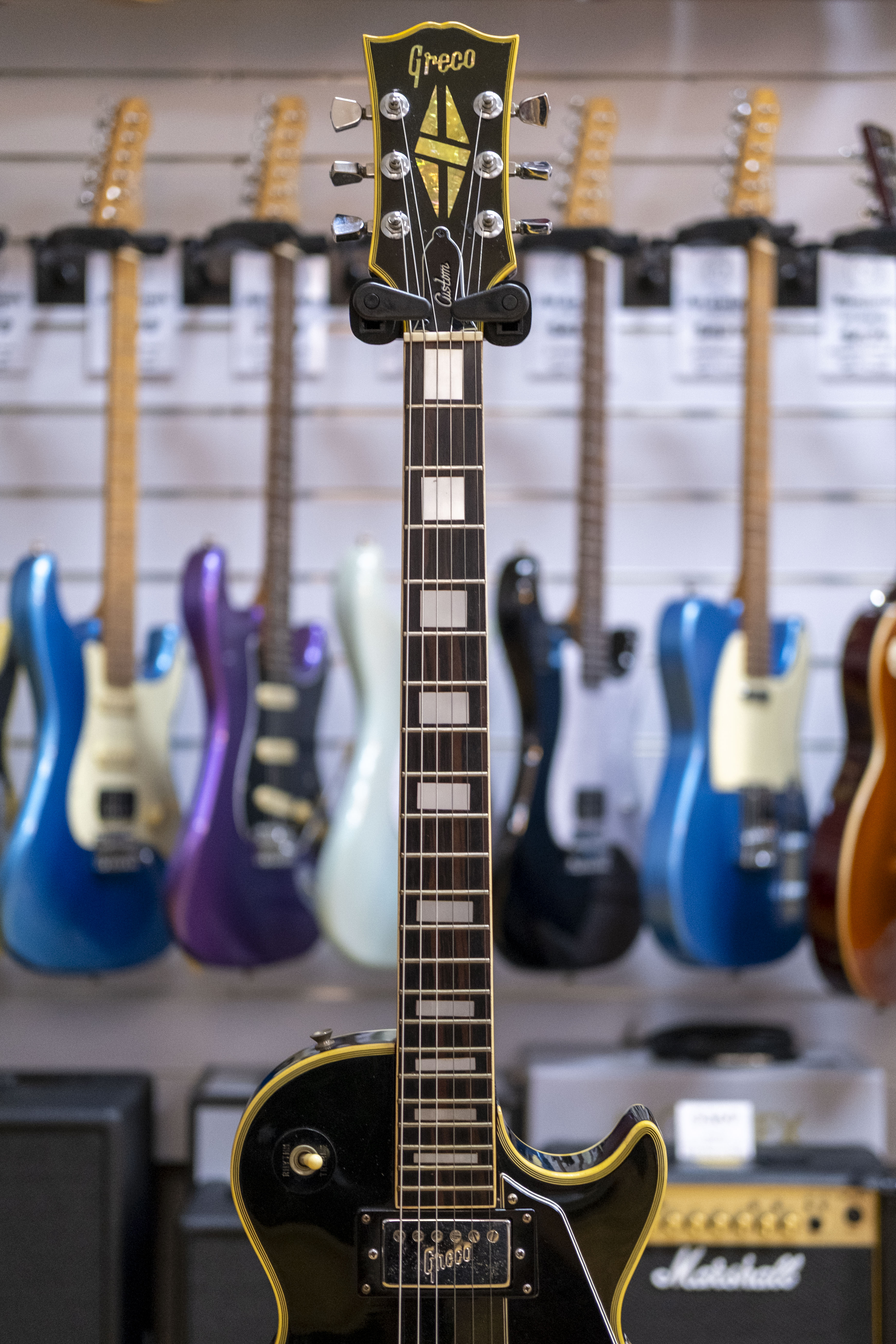 Greco EG-480B 'LP' Custom Electric Guitar (Black) (Pre-Owned, 1974)