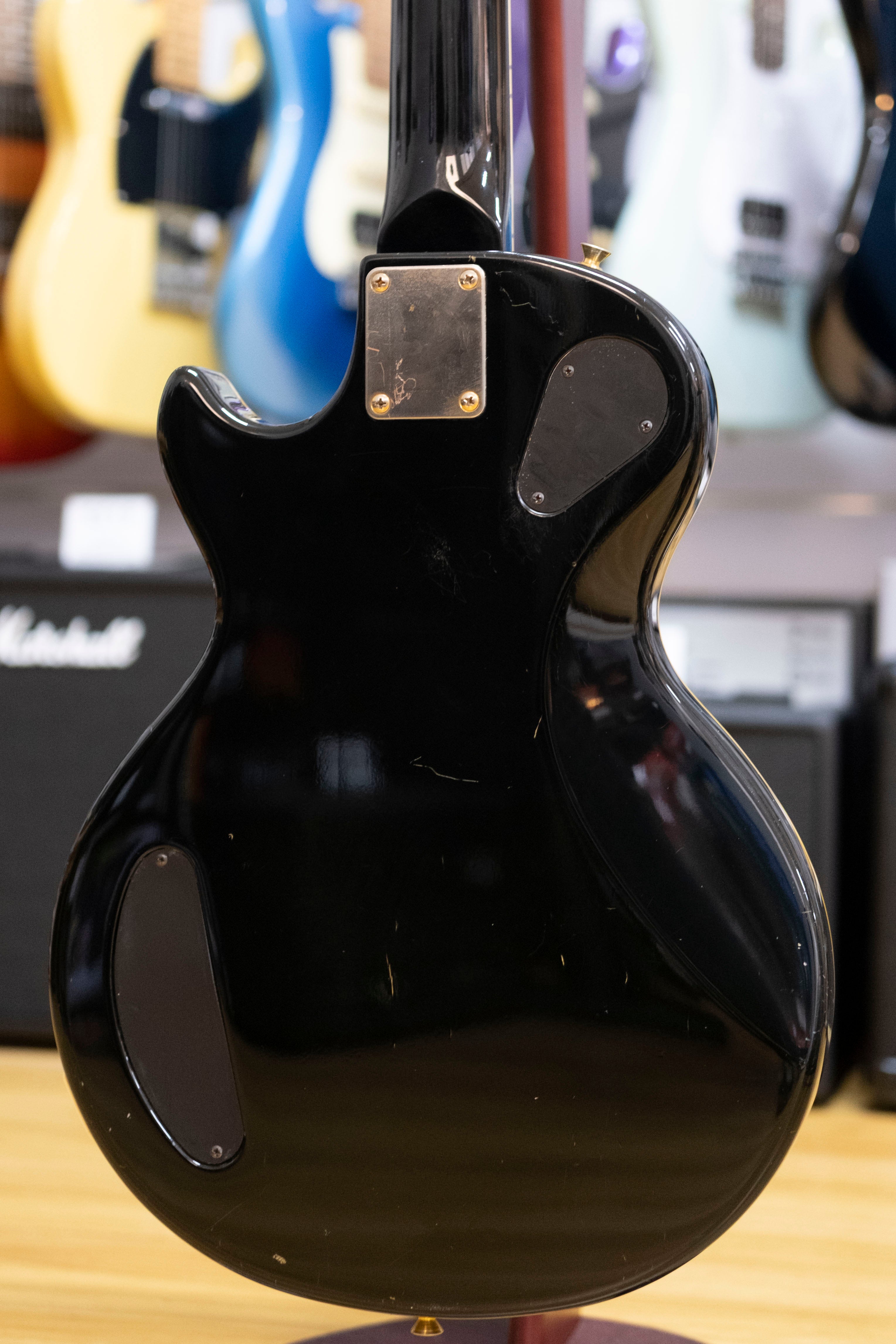 Rockoon by Kawai RCB-69 'LP' Bass Guitar (Black) (Pre-Owned, 1980's MIJ)