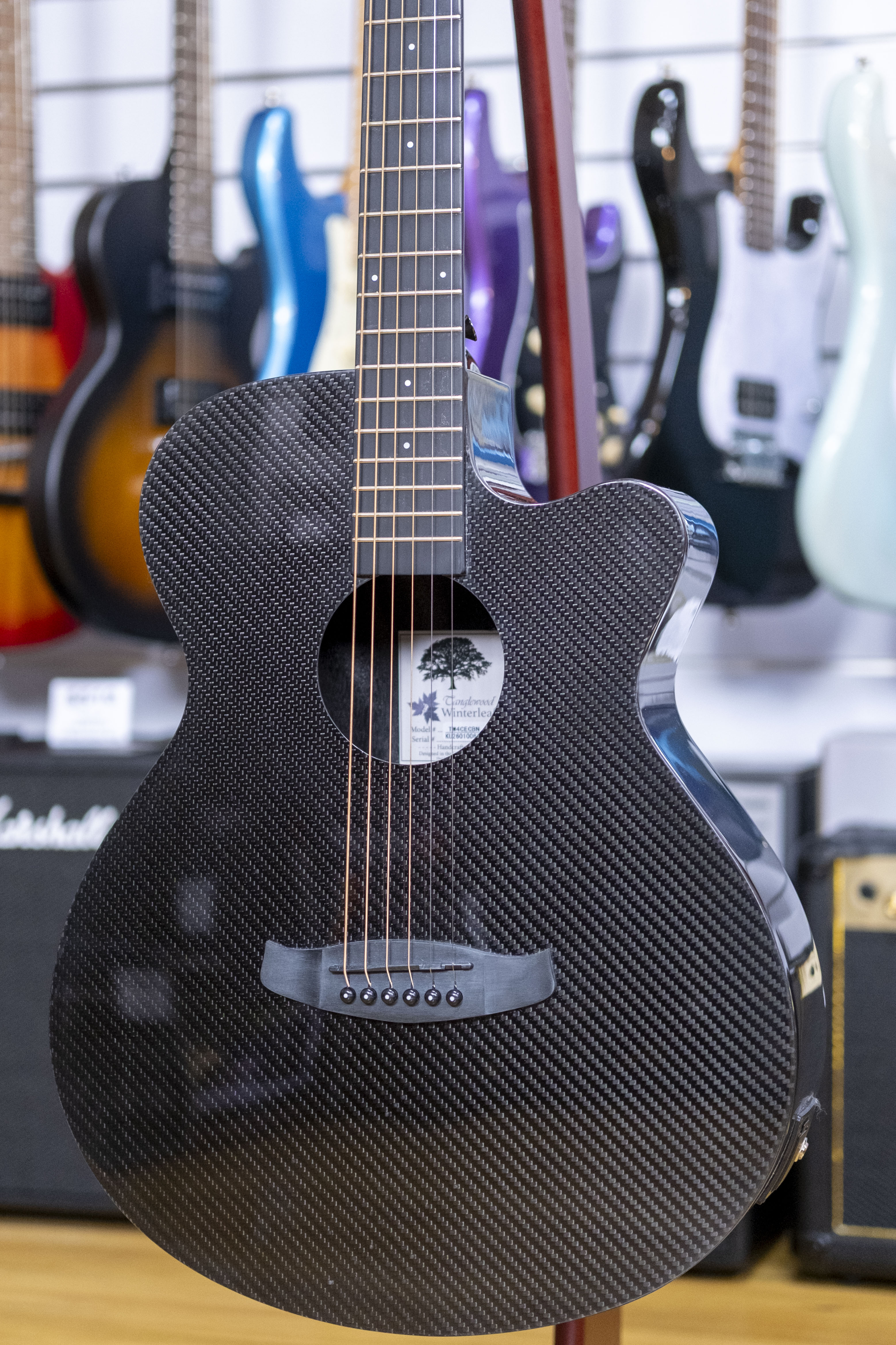 Tanglewood Winterleaf Carbon Fibre Superfolk Acoustic Electric Guitar