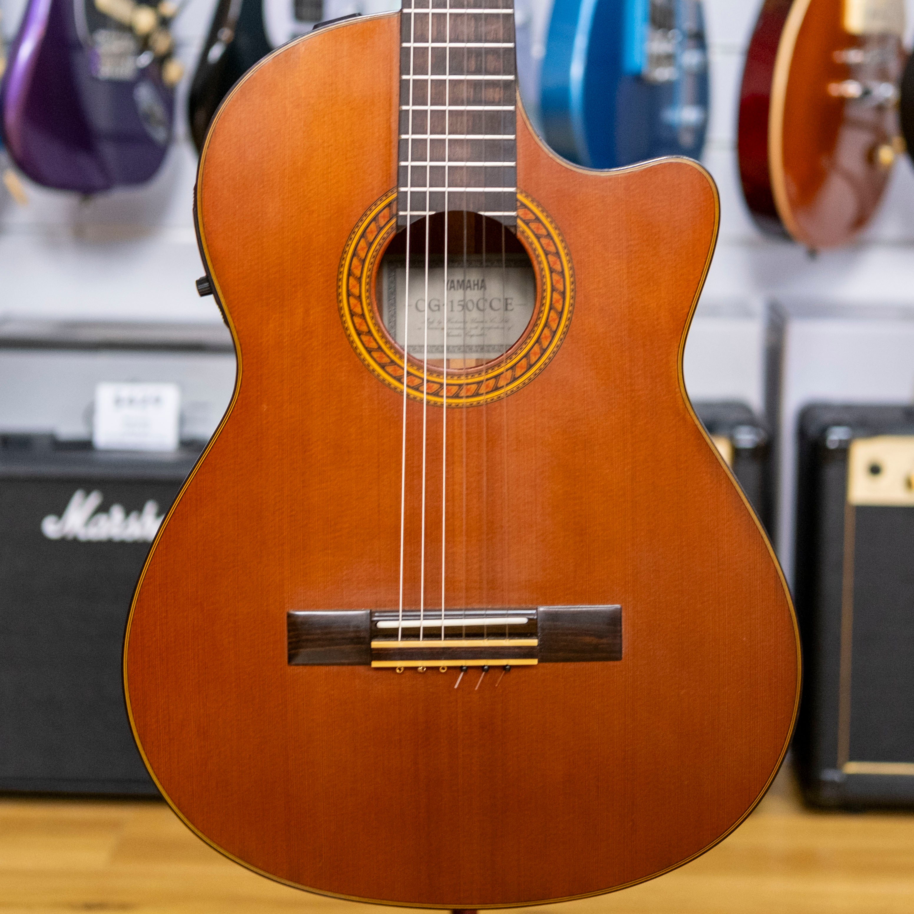 Yamaha CG-150CCE Electric Nylon String Classical Guitar (Pre-Owned)