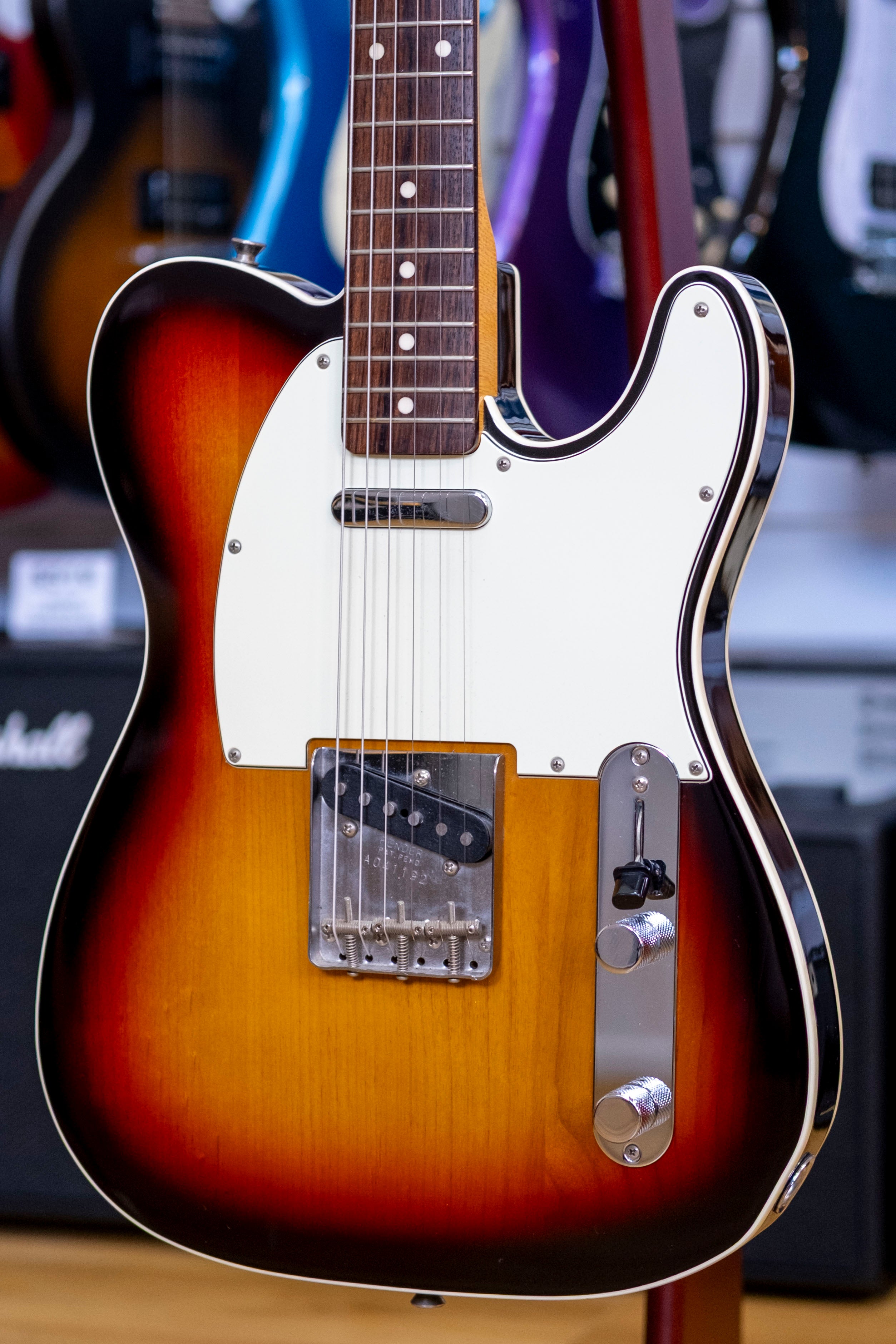 Fender TL-62B Telecaster Electric Guitar (3-Tone Sunburst) (Pre-Owned, 2000's CIJ)