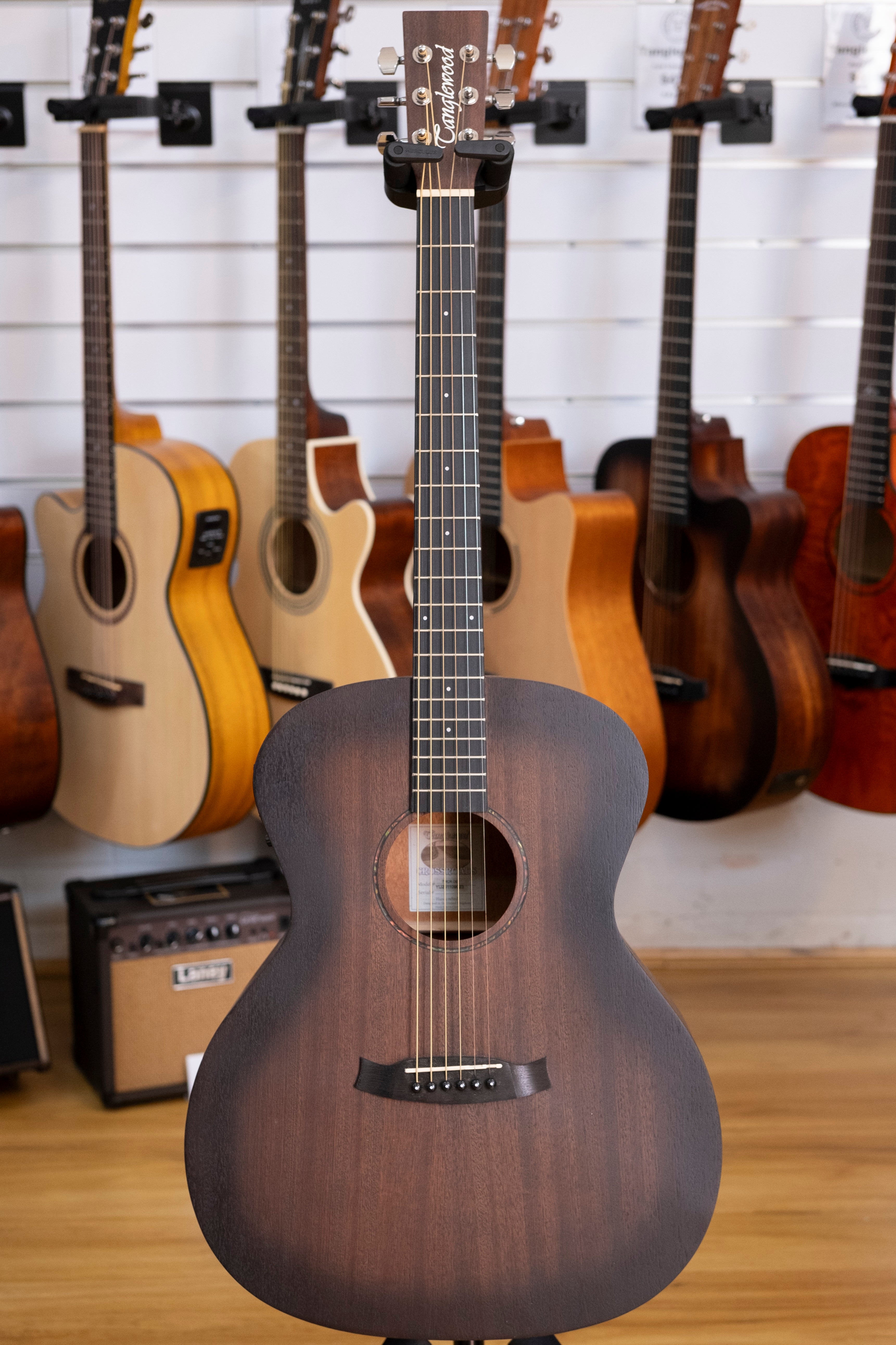 Tanglewood Crossroad Series Orchestra Acoustic Electric Guitar with DCM Polyfoam Case