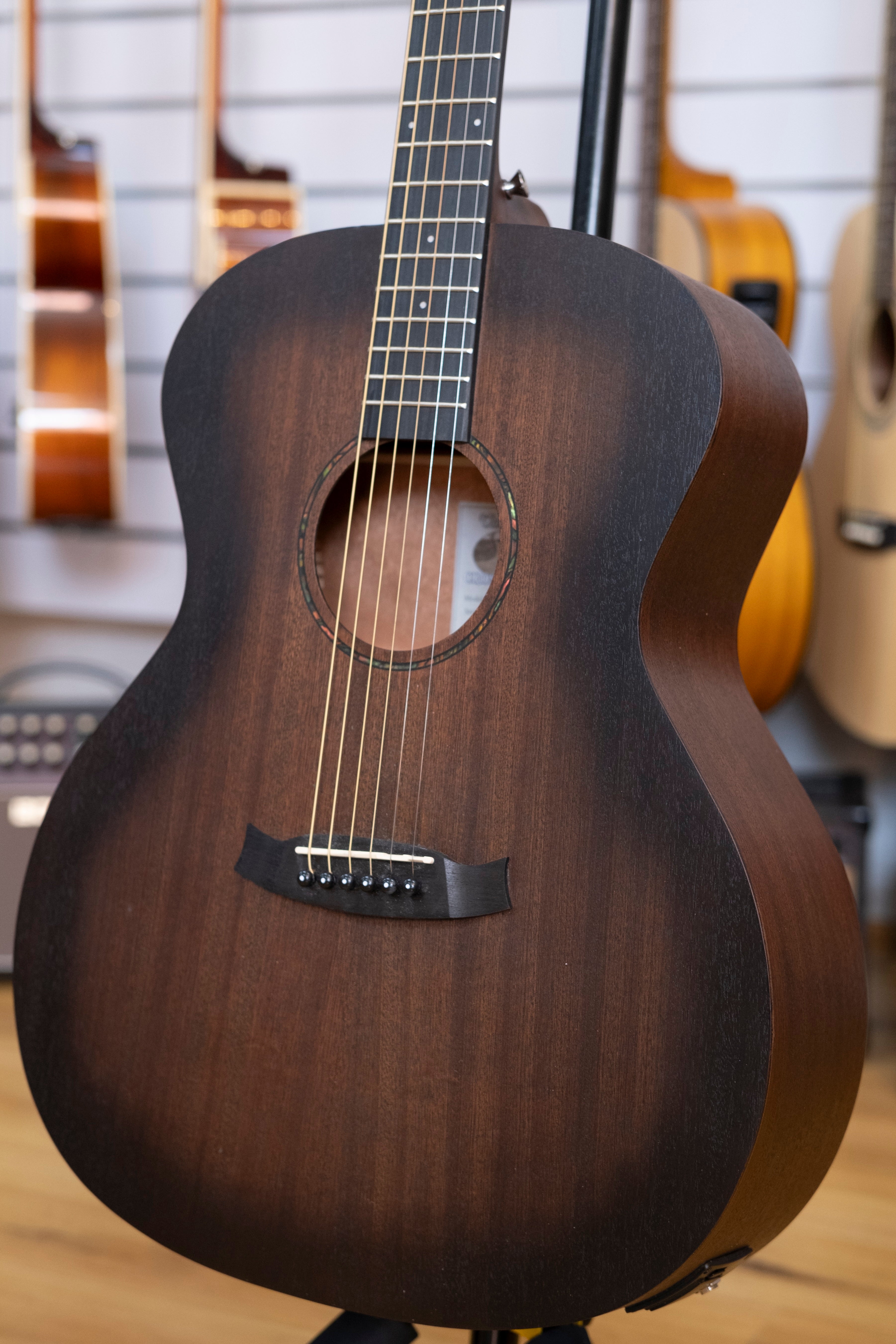 Tanglewood Crossroad Series Orchestra Acoustic Electric Guitar with DCM Polyfoam Case