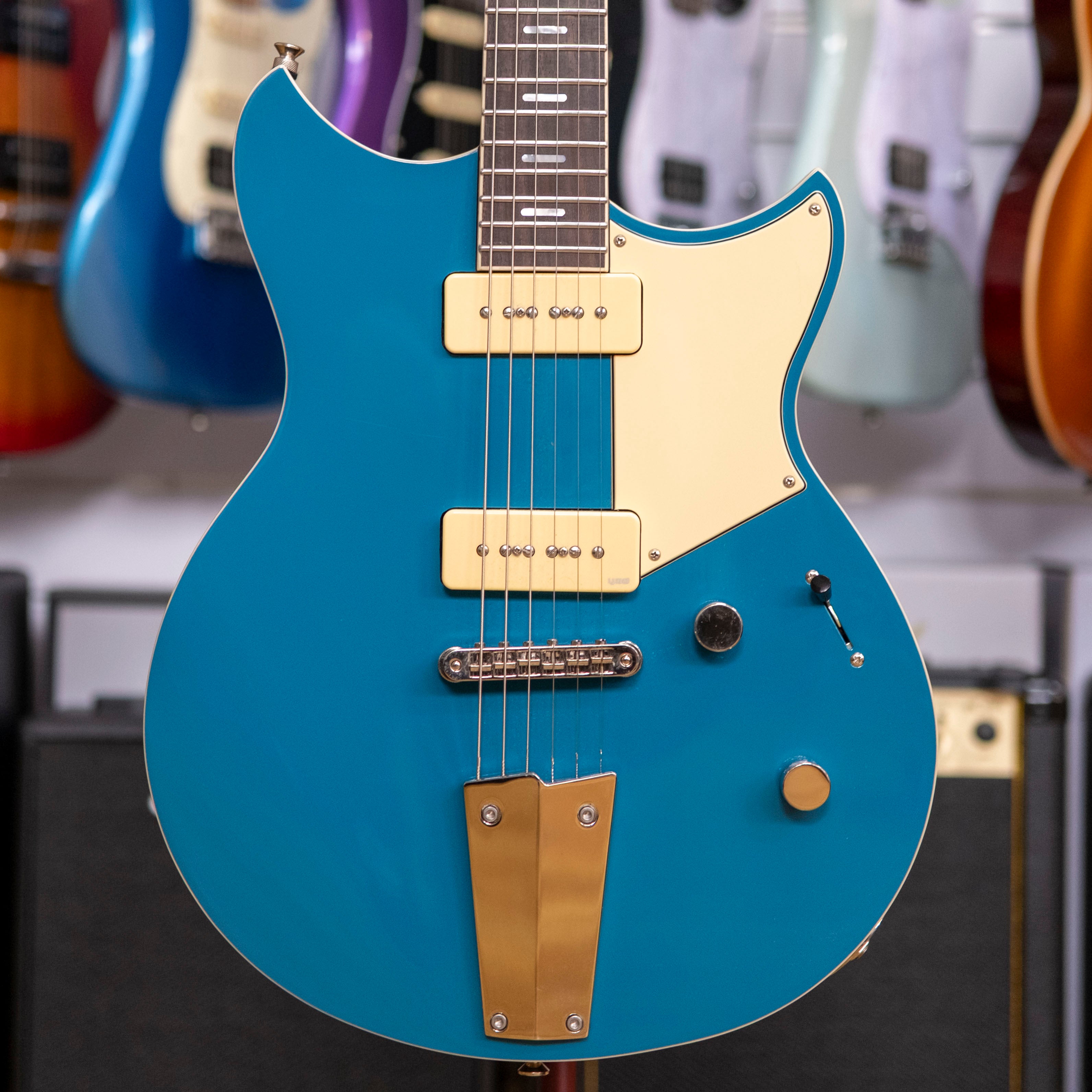 Yamaha Revstar Standard RSS02T Electric Guitar with Hardcase (Swift Blue) (Pre-Owned)