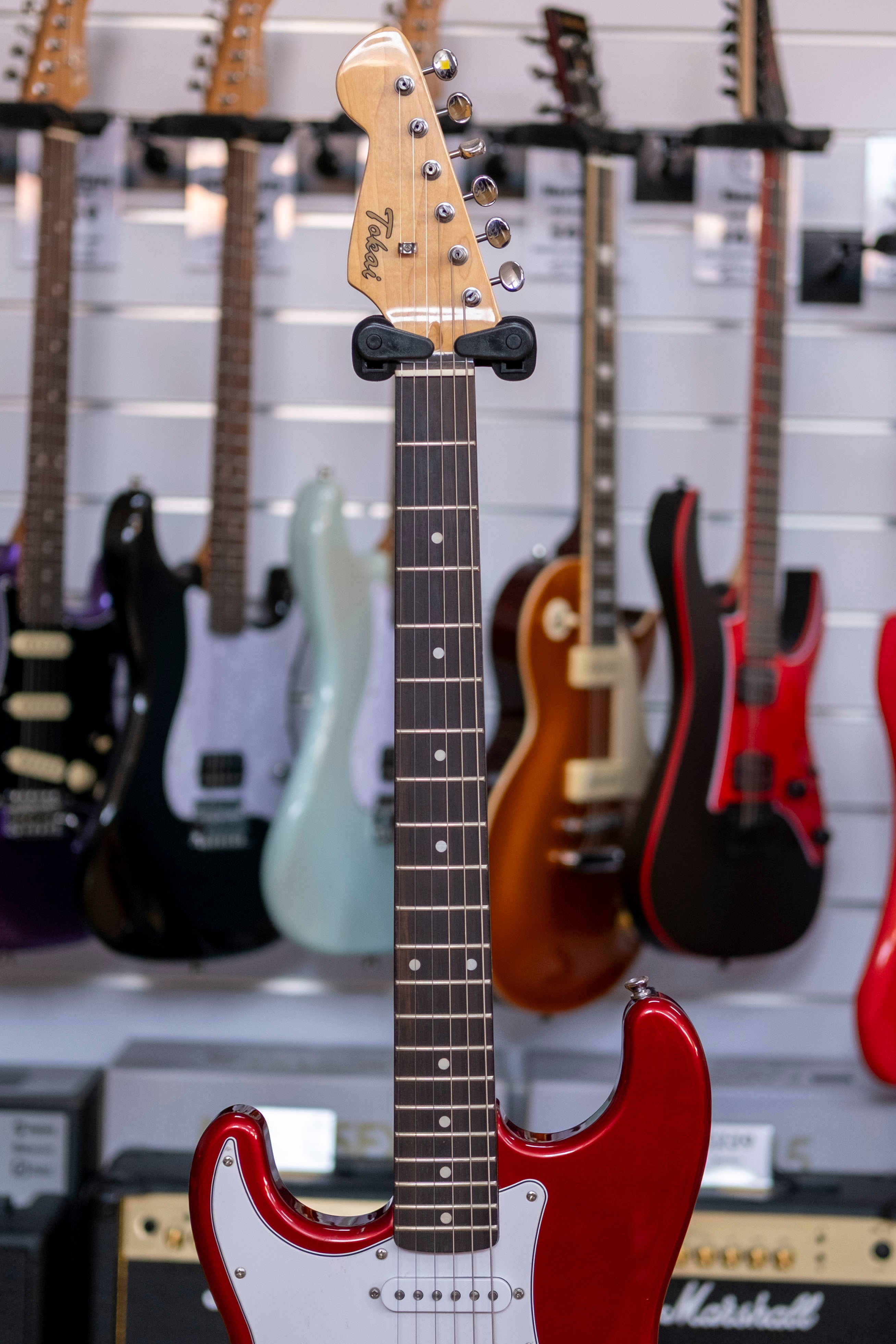 Tokai 'ST' Style Left Handed Electric Guitar (Candy Apple Red) (Pre-Owned, 2016 MIC)