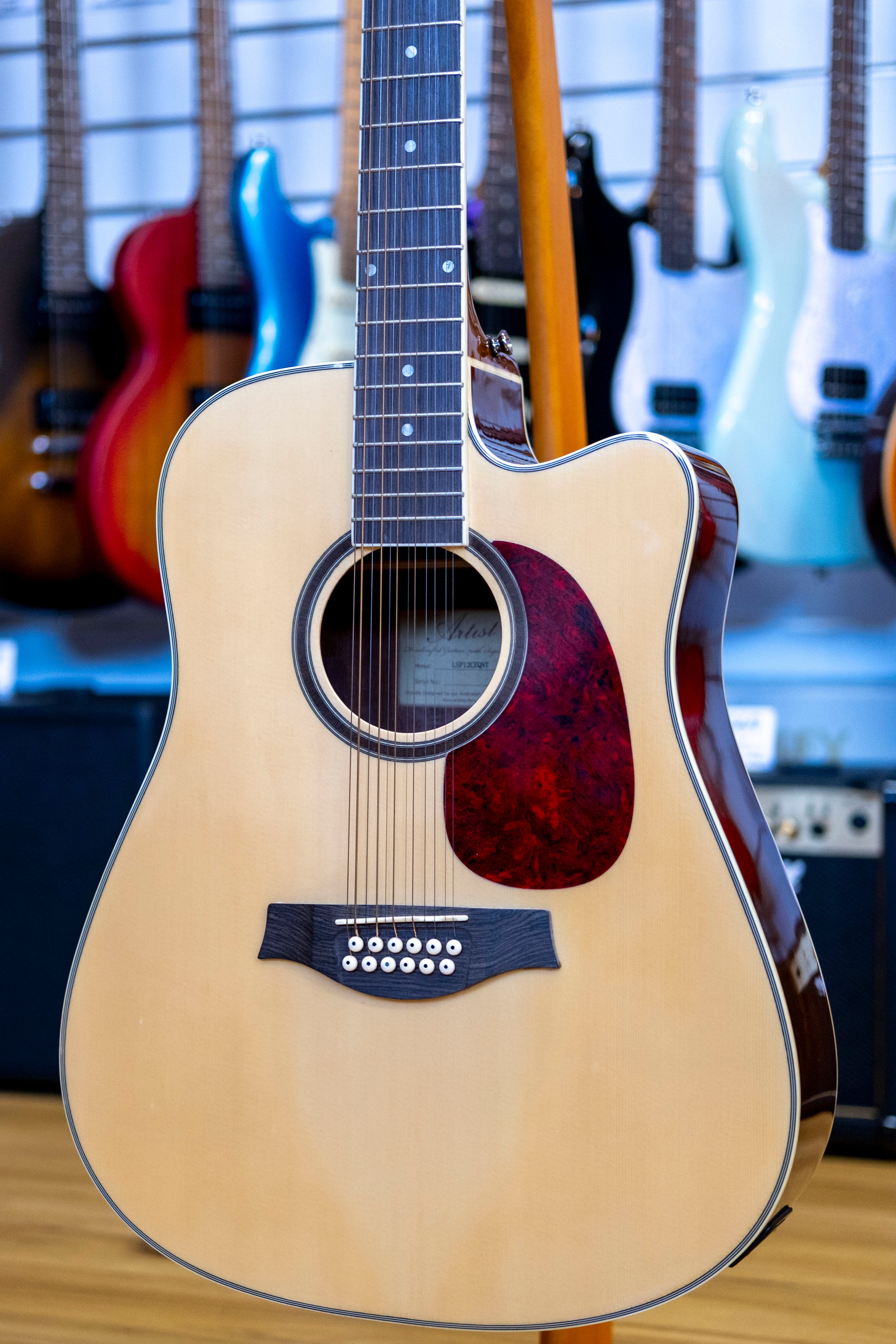 Artist Guitars 12-String Acoustic Electric Guitar with Hardcase (Pre-Owned)